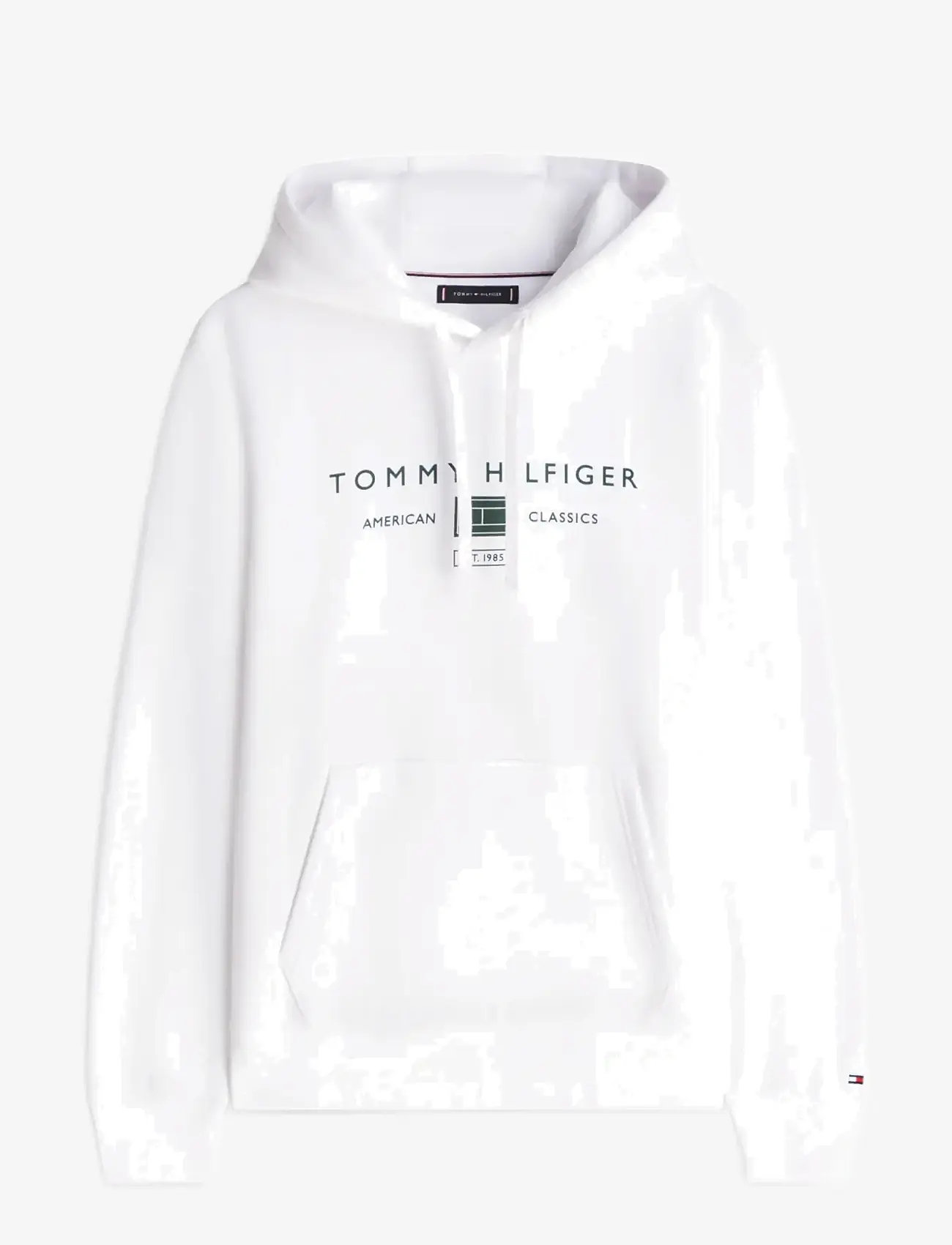 Tommy Hilfiger - BRAND LOVE TR MONO STACK HOODY - hættetrøjer - white - 1