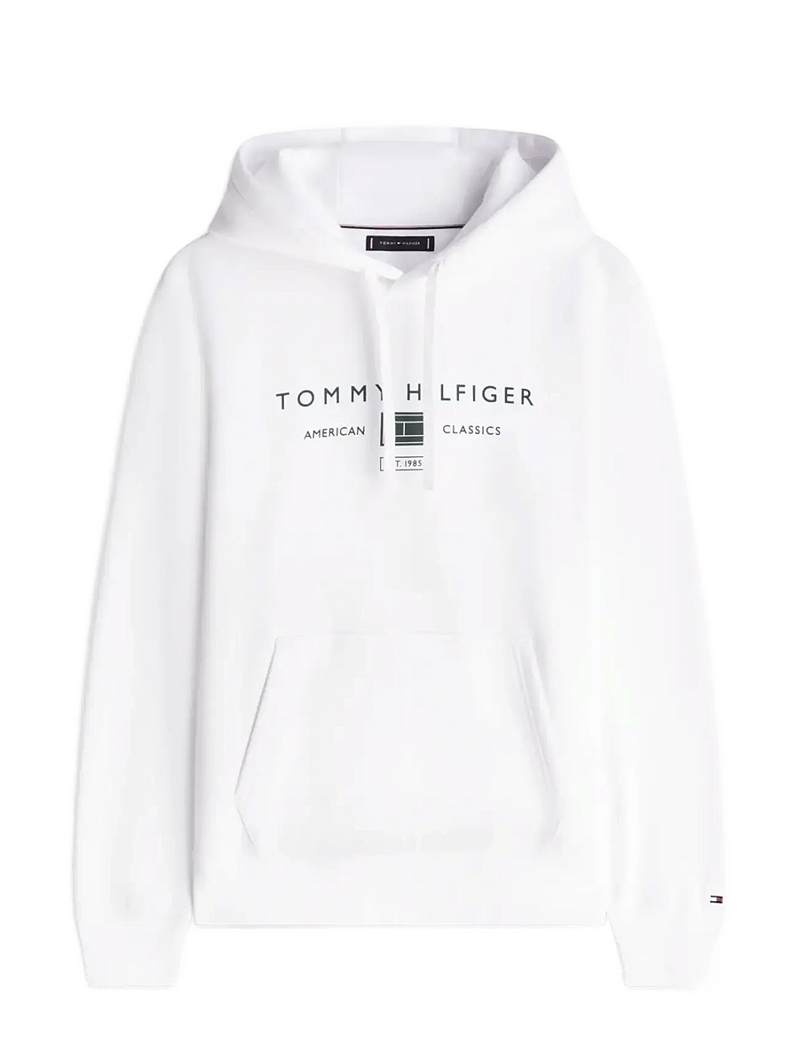 Tommy Hilfiger - BRAND LOVE TR MONO STACK HOODY - kapuzenpullover - white - 1