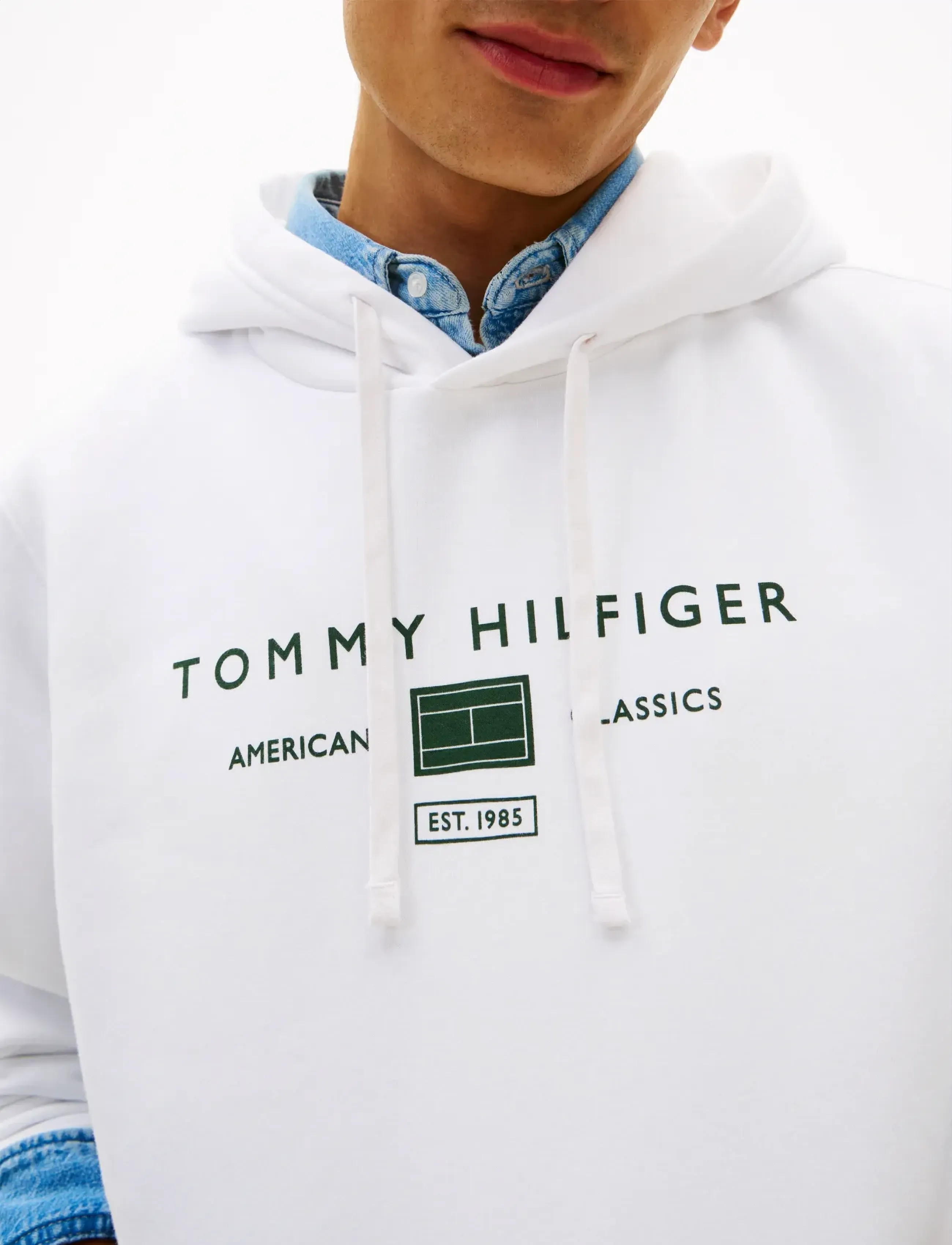 Tommy Hilfiger - BRAND LOVE TR MONO STACK HOODY - kapuzenpullover - white - 4