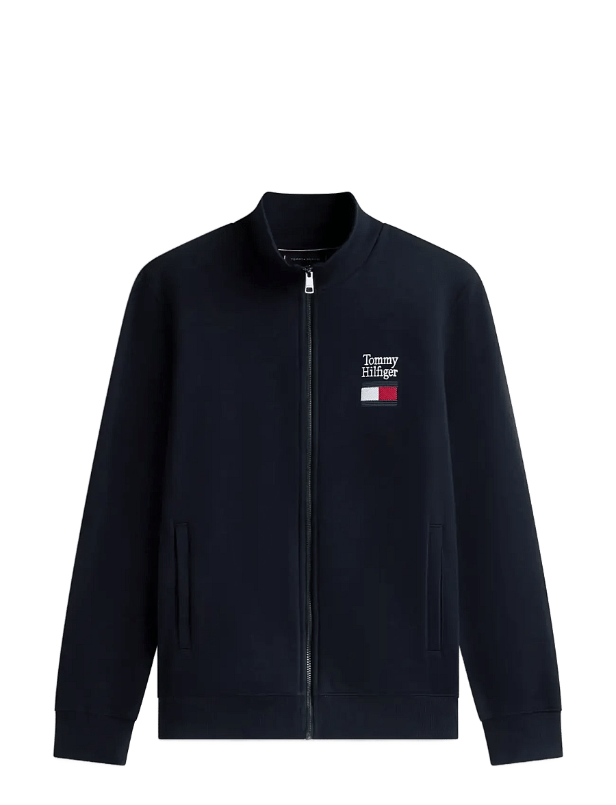 Tommy Hilfiger - TOMMY EMBRO FLAG STAND COLLAR - dressipluusid - desert sky - 1