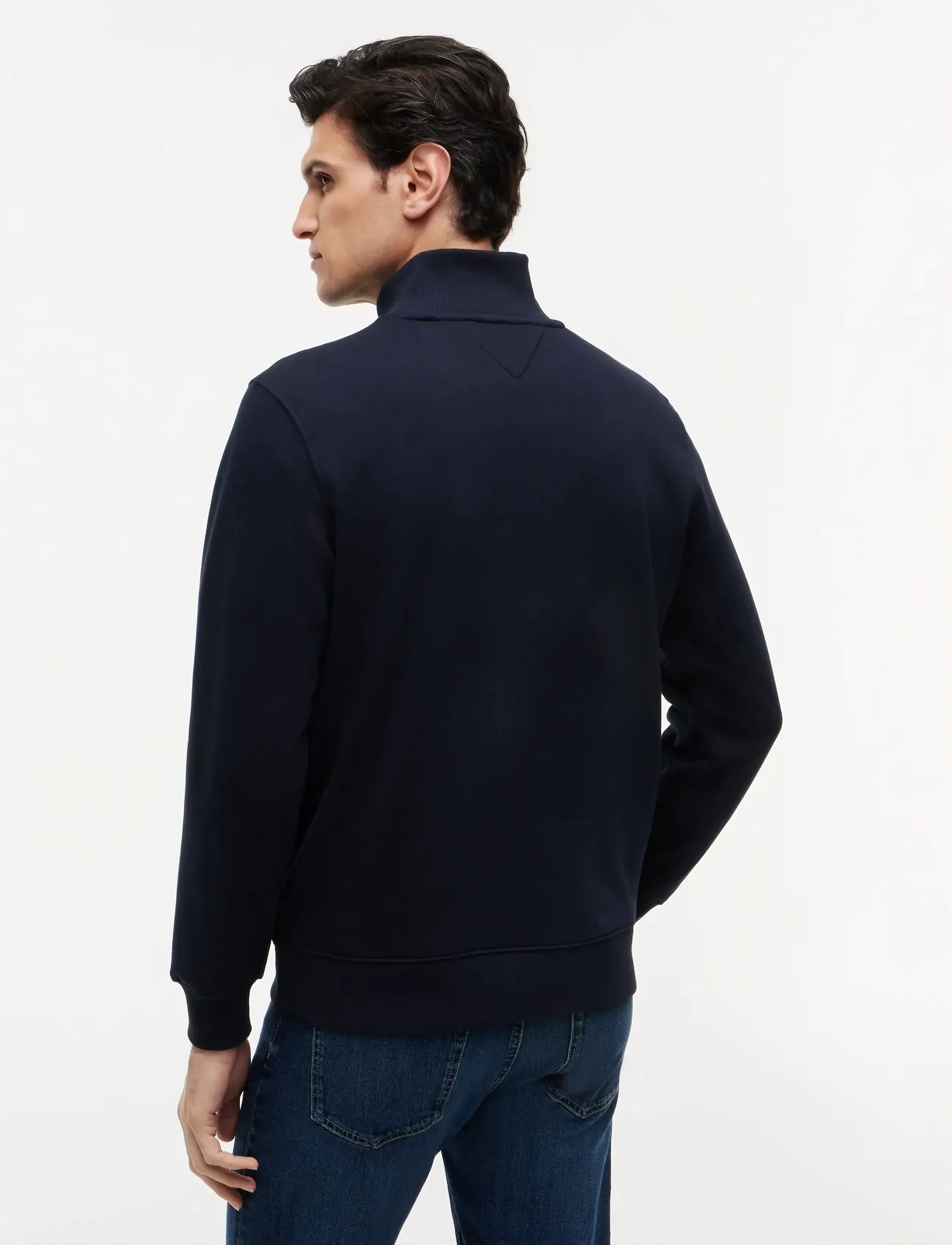 Tommy Hilfiger - TOMMY EMBRO FLAG STAND COLLAR - osta olukorra järgi - desert sky - 3
