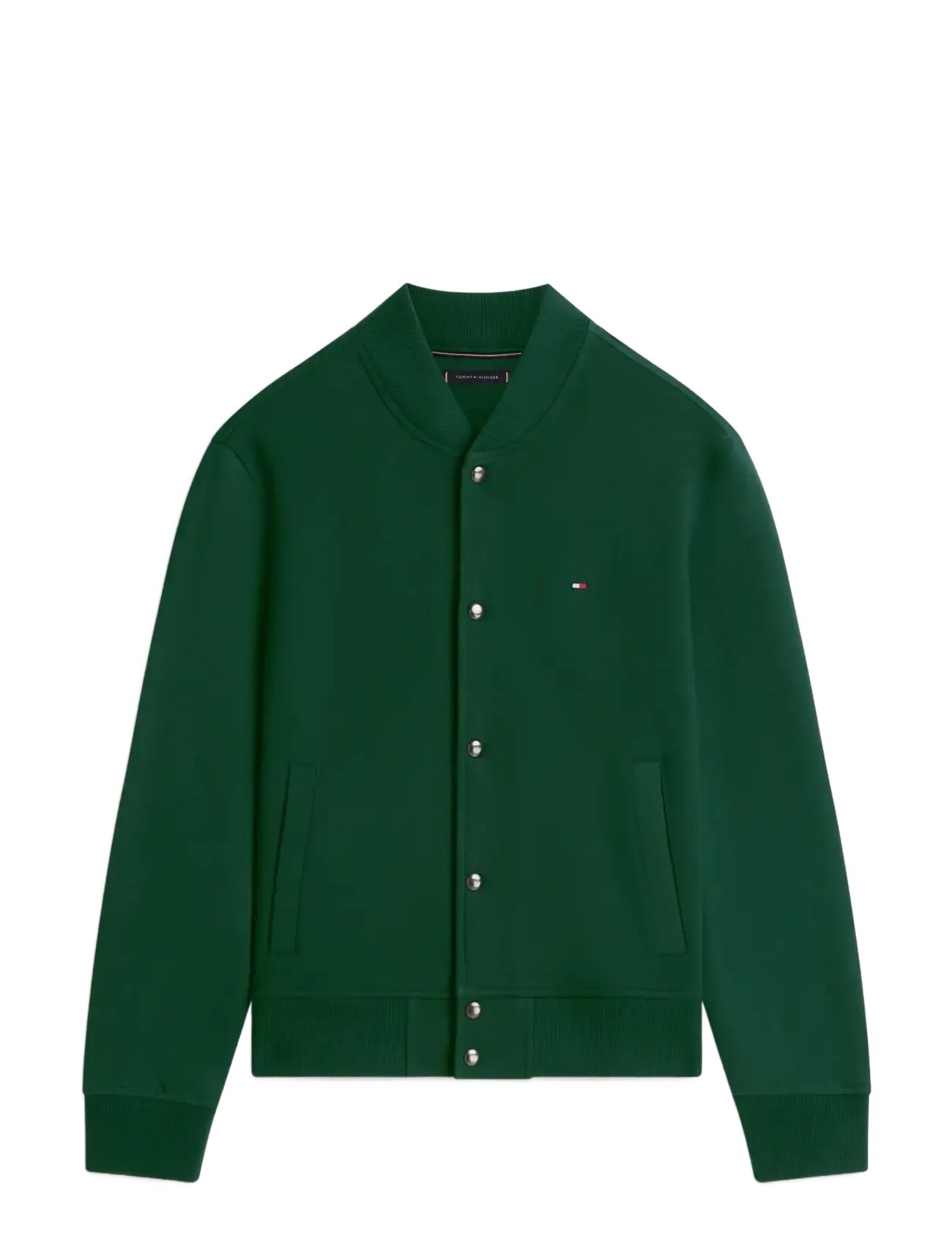 Tommy Hilfiger - ESSENTIAL TERRY BOMBER JACKET - forårsjakker - nocturnal green - 1