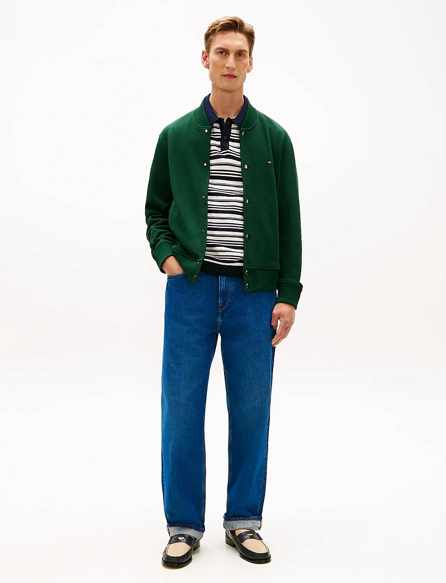 Tommy Hilfiger - ESSENTIAL TERRY BOMBER JACKET - forårsjakker - nocturnal green - 3