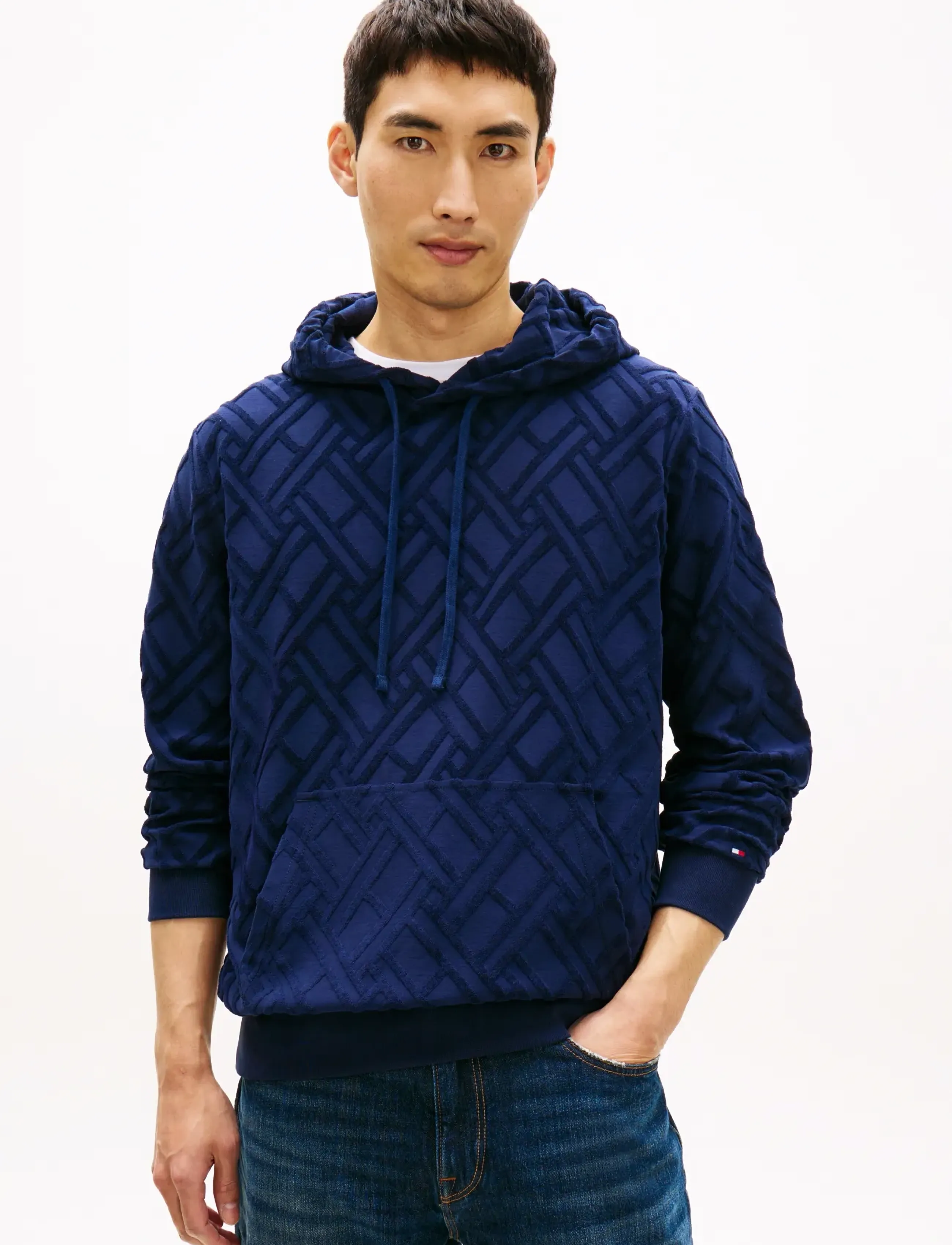 Aop Flag Jacquard Hoody