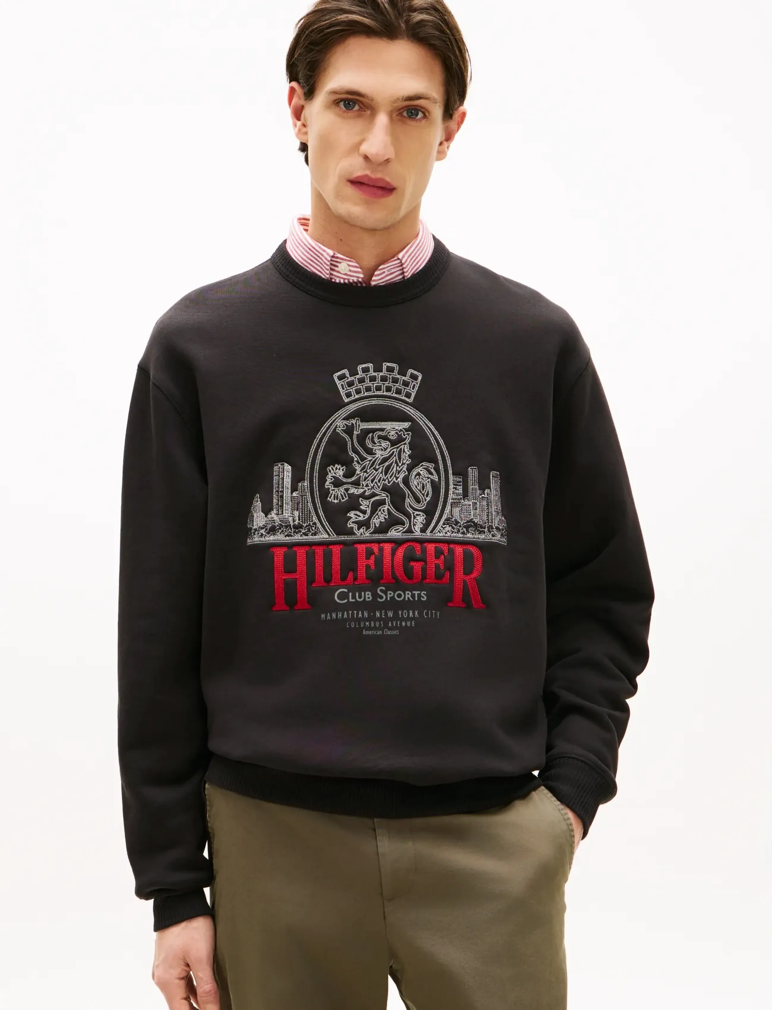 Tommy Hilfiger HERITAGE SERIES CREST SWEATSHIRT - Vetements - BLACK / black