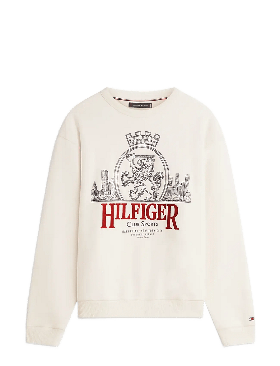 Tommy Hilfiger - HERITAGE SERIES CREST SWEATSHIRT - shop efter anledning - ivory petal - 1