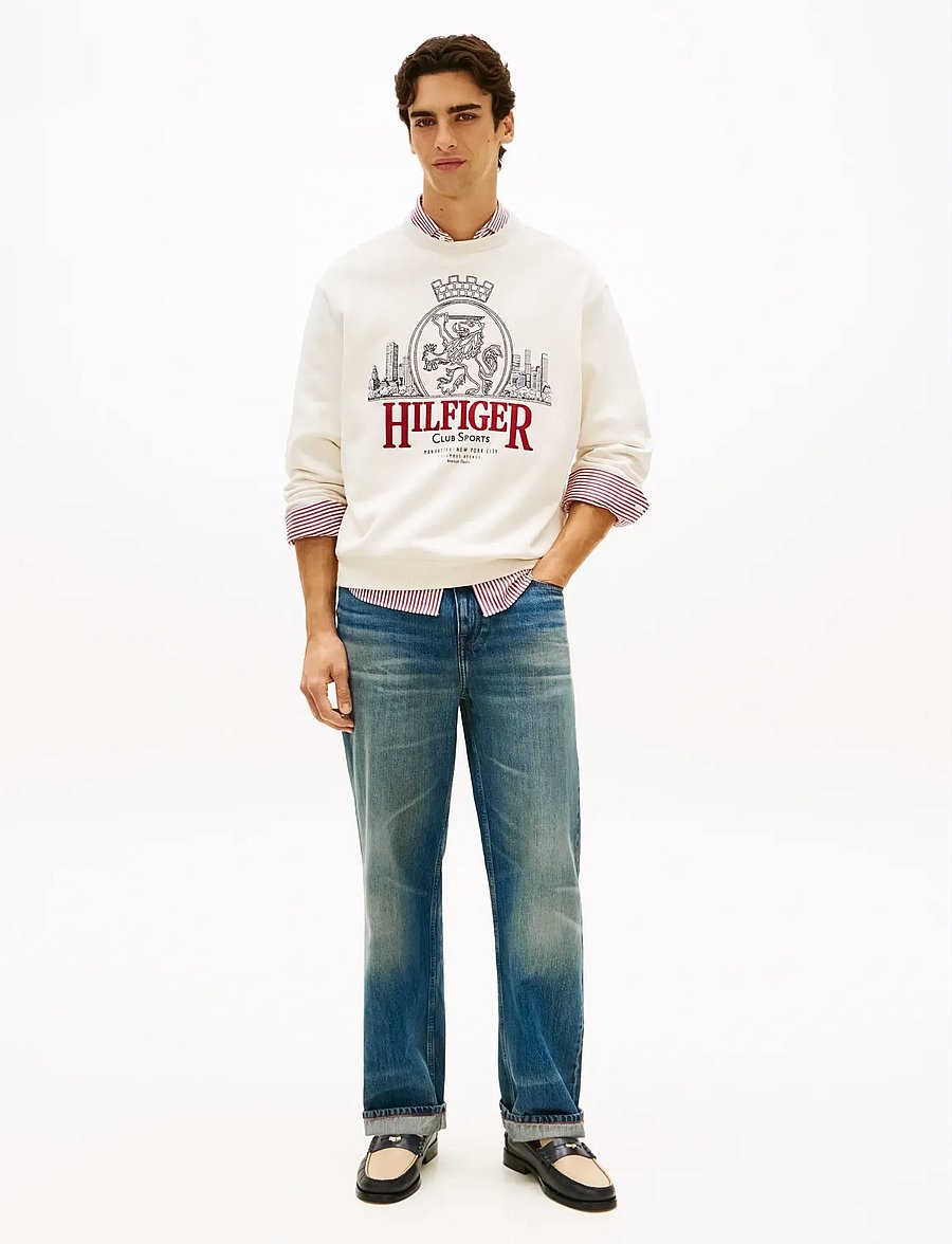 Tommy Hilfiger - HERITAGE SERIES CREST SWEATSHIRT - shop efter anledning - ivory petal - 3
