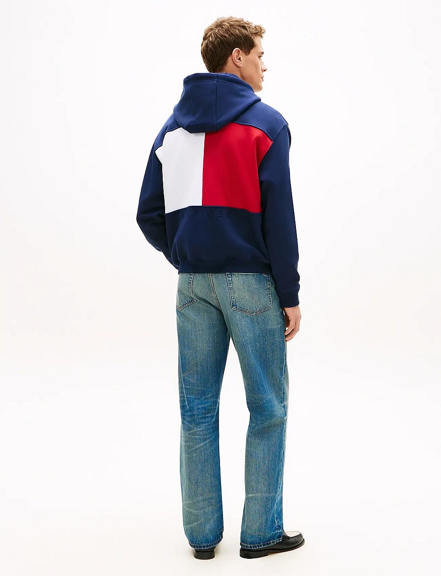 Tommy Hilfiger - FLAG HOODY - carbon navy - 2