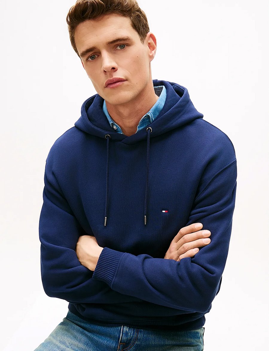 Tommy Hilfiger - FLAG HOODY - carbon navy - 4