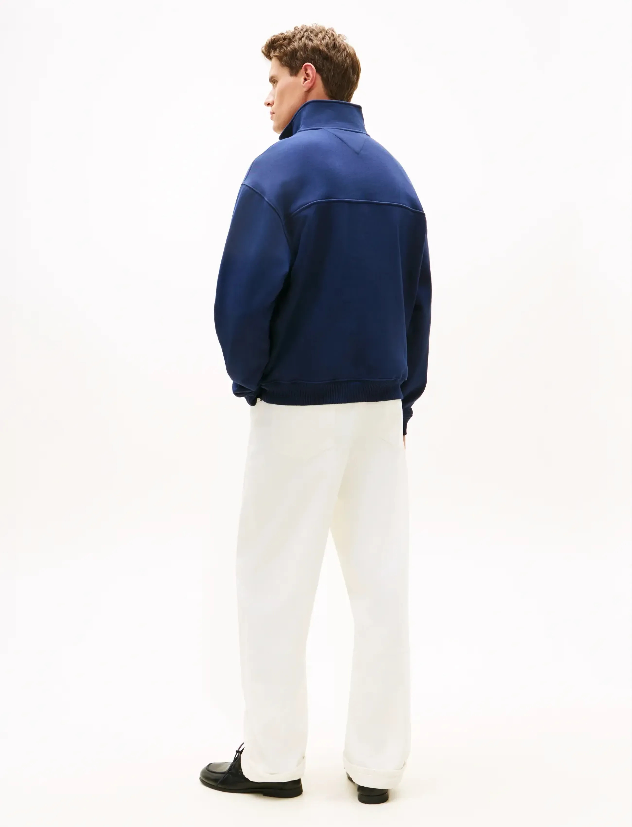 Tommy Hilfiger - FLAG 1/4 ZIP - poolpika lukuga džemprid - carbon navy - 2