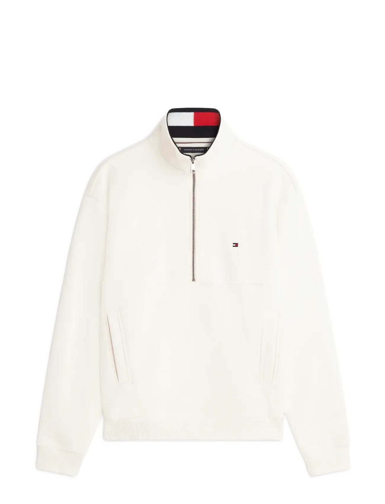 FLAG 1/4 ZIP - IVORY PETAL
