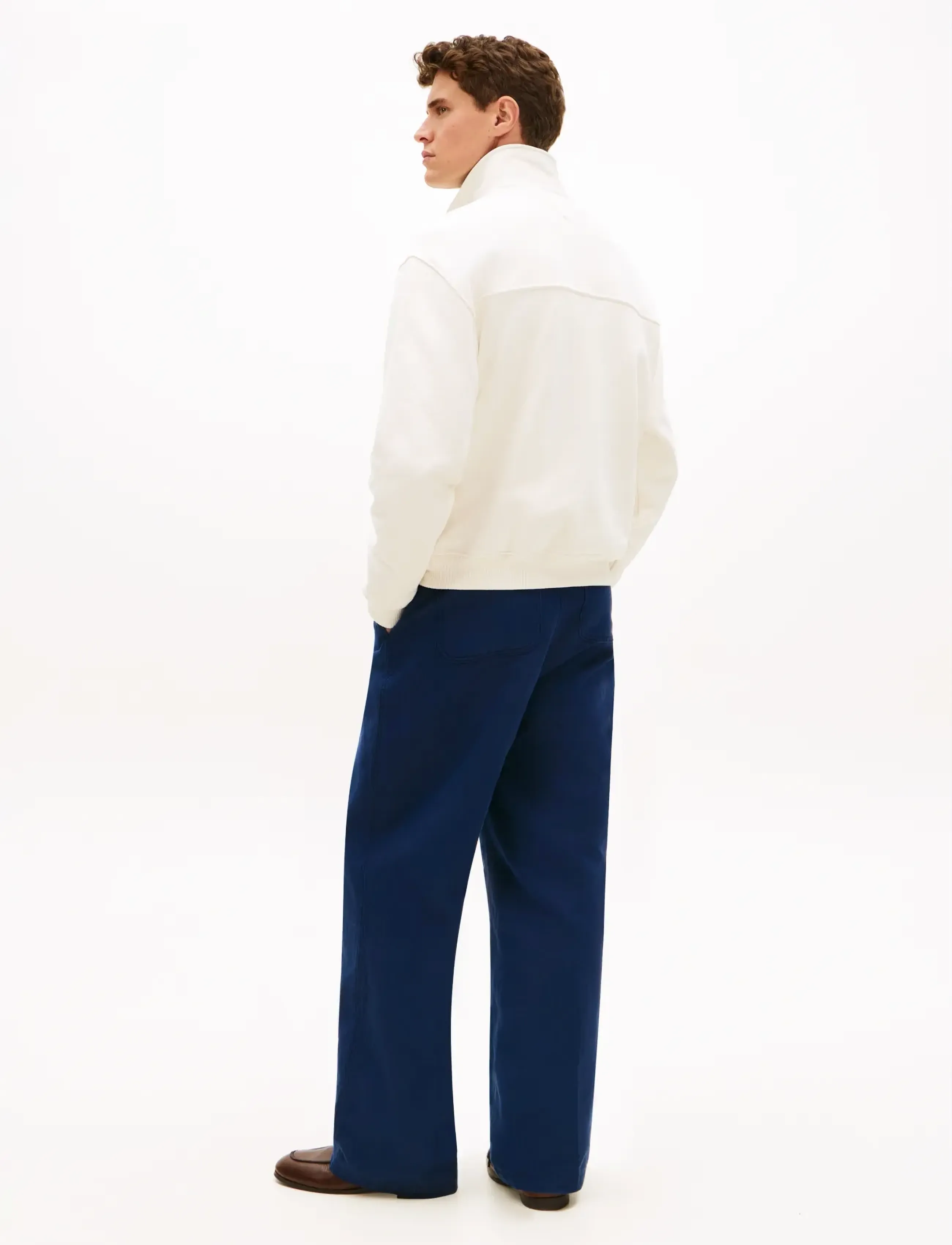 Tommy Hilfiger - FLAG 1/4 ZIP - half zip jumpers - ivory petal - 2