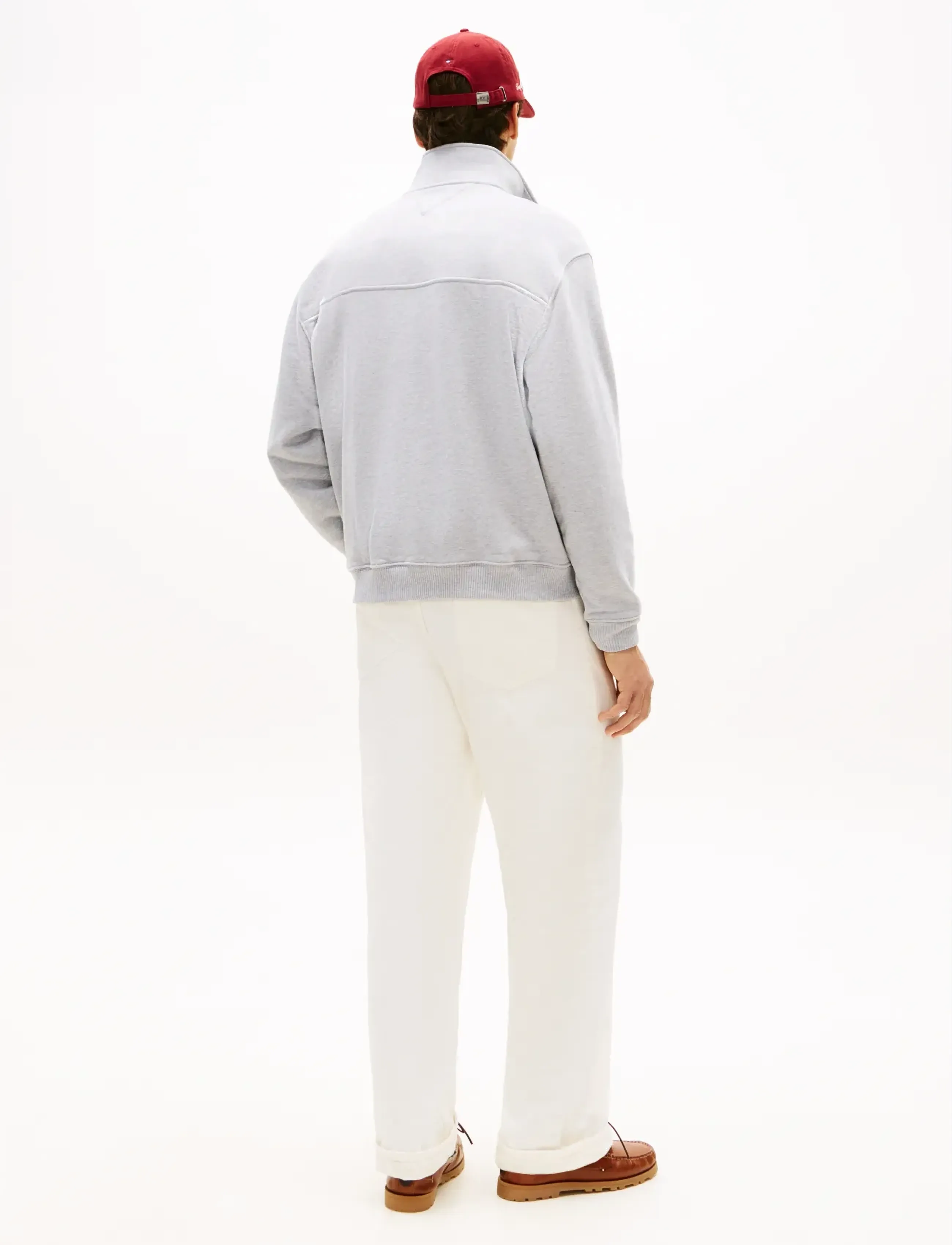 Tommy Hilfiger - FLAG 1/4 ZIP - half zip jumpers - light grey heather - 2