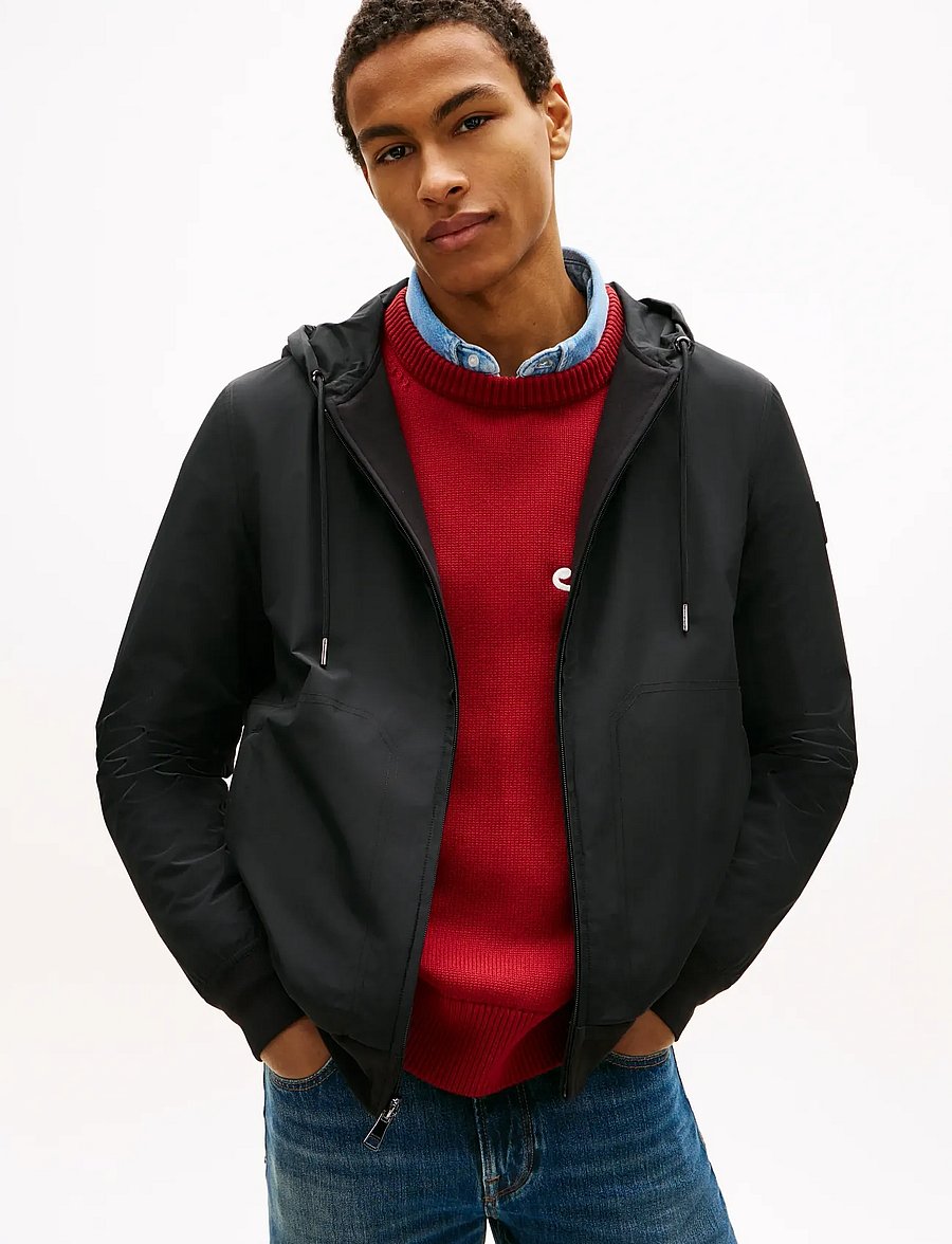 Tommy Hilfiger - MIX MEDIA REVERSIBLE HDD ZIP - black - 0