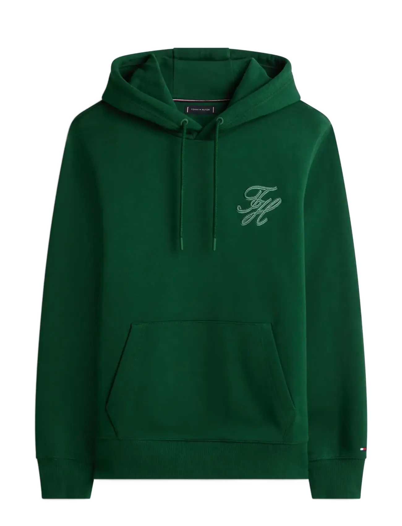 Tommy Hilfiger - SCRIPT MONOGRAM HOODY - hættetrøjer - nocturnal green - 1