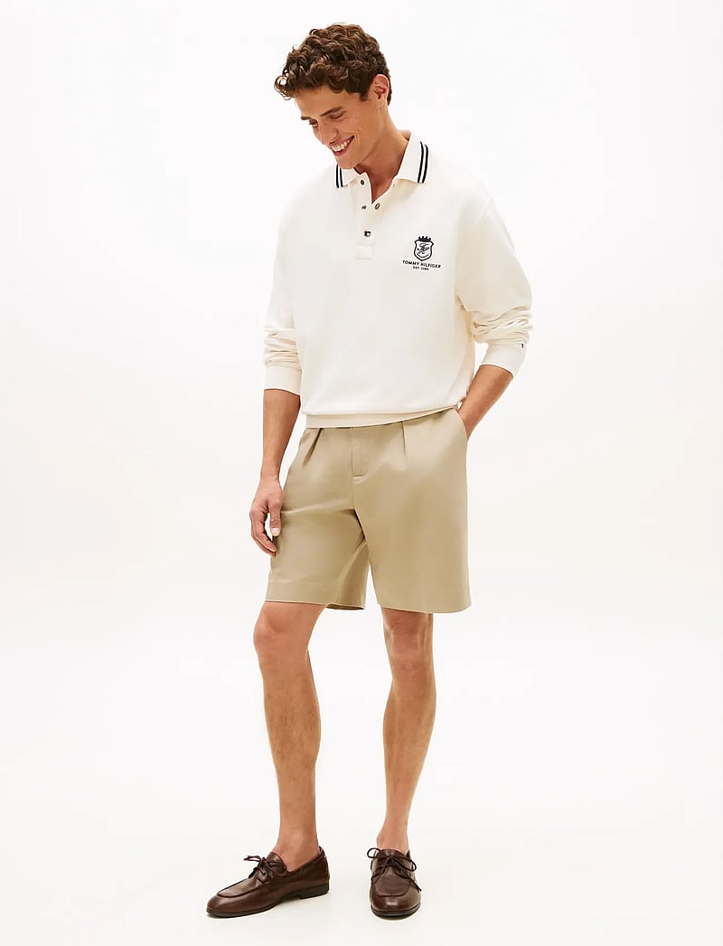 Tommy Hilfiger - COUNTRY CLUB RUGBY SWEATSHIRT - gestrickte polohemden - ivory petal - 3