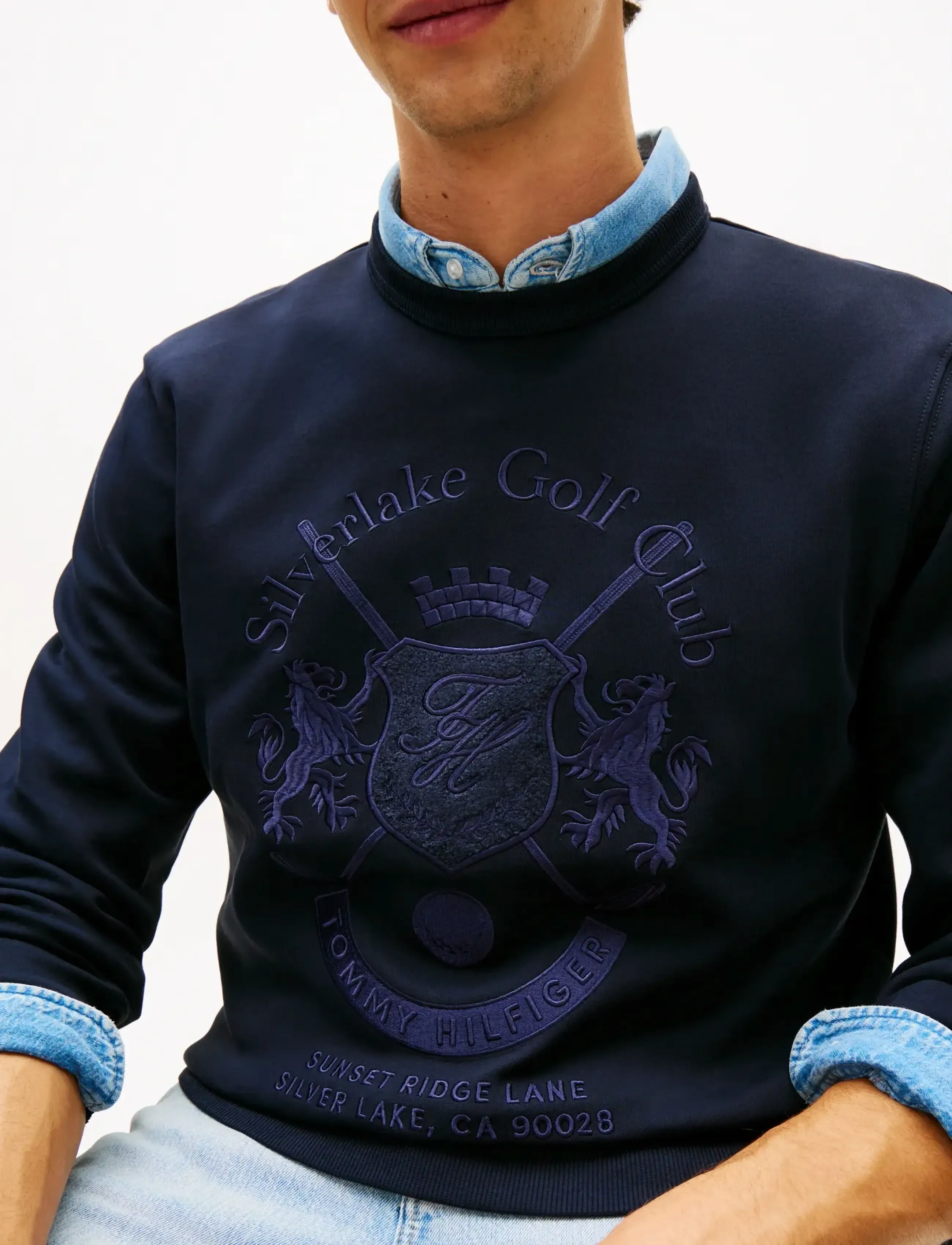 Tommy Hilfiger - COUNTRY CLUB INTECHNO SWEATSHIRT - shop efter anledning - desert sky - 4