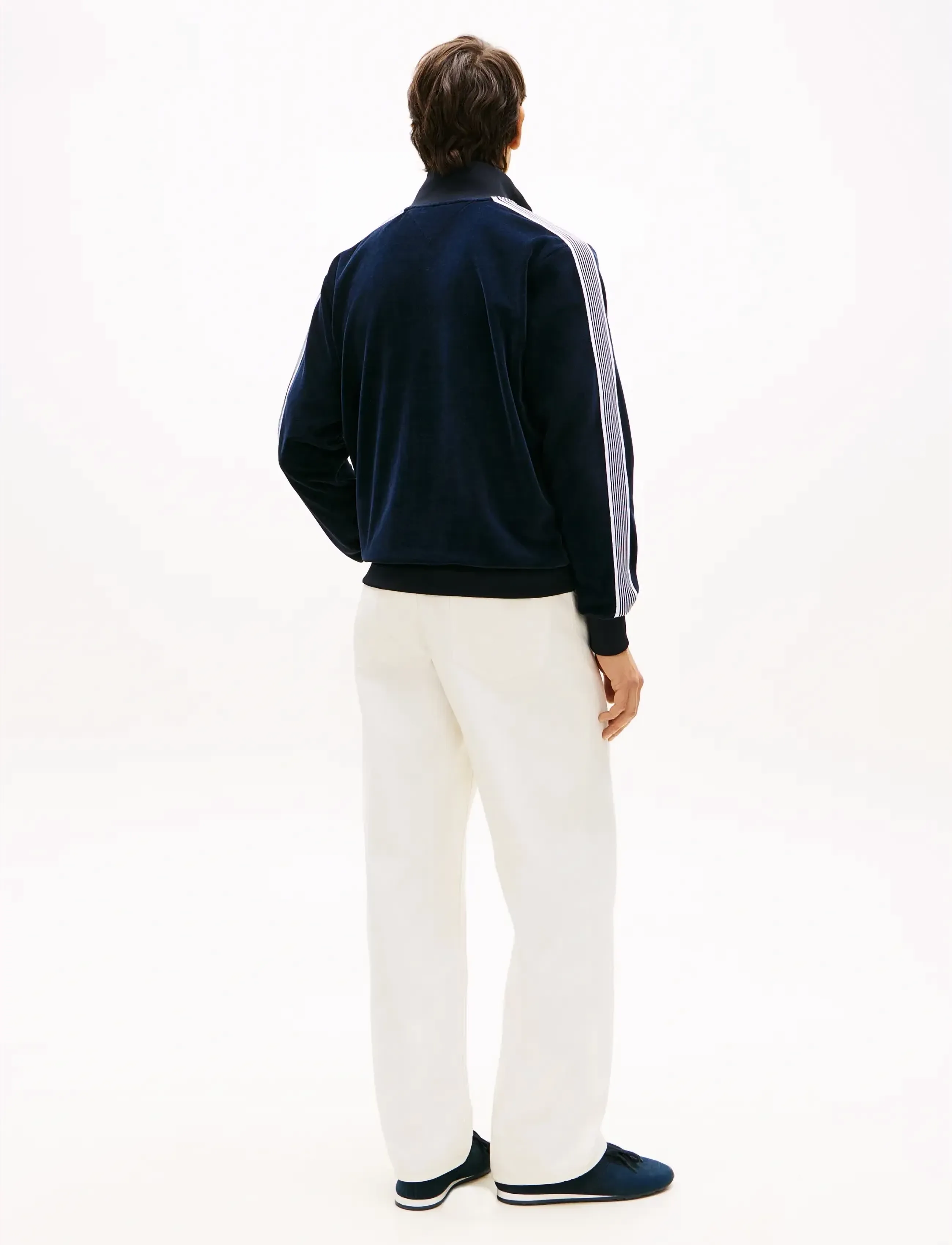 Tommy Hilfiger - VELOUR COUNTRY CLUB TRACKJACKET - shop efter anledning - desert sky - 2