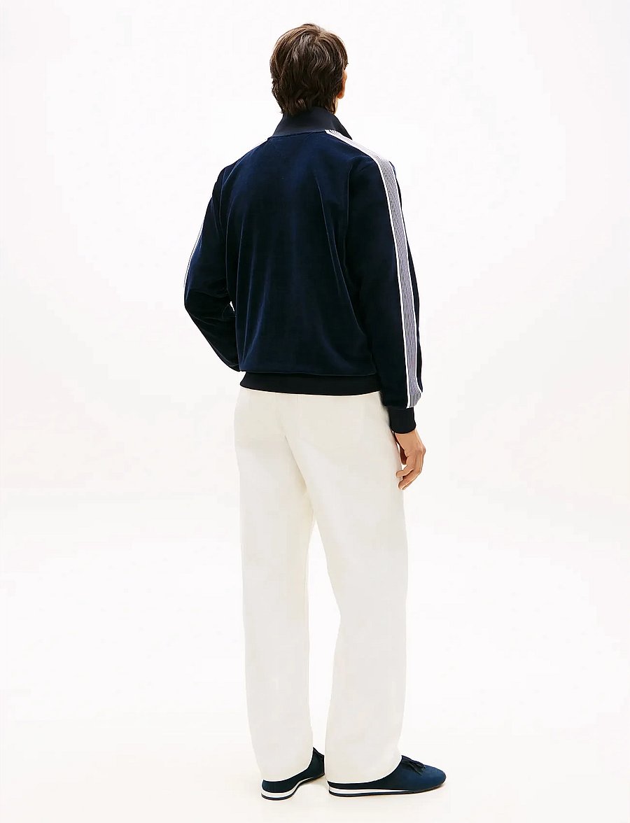 Tommy Hilfiger - VELOUR COUNTRY CLUB TRACKJACKET - sweatshirts - desert sky - 2