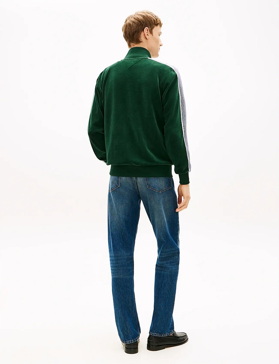 Tommy Hilfiger - VELOUR COUNTRY CLUB TRACKJACKET - sweatshirts - nocturnal green - 2