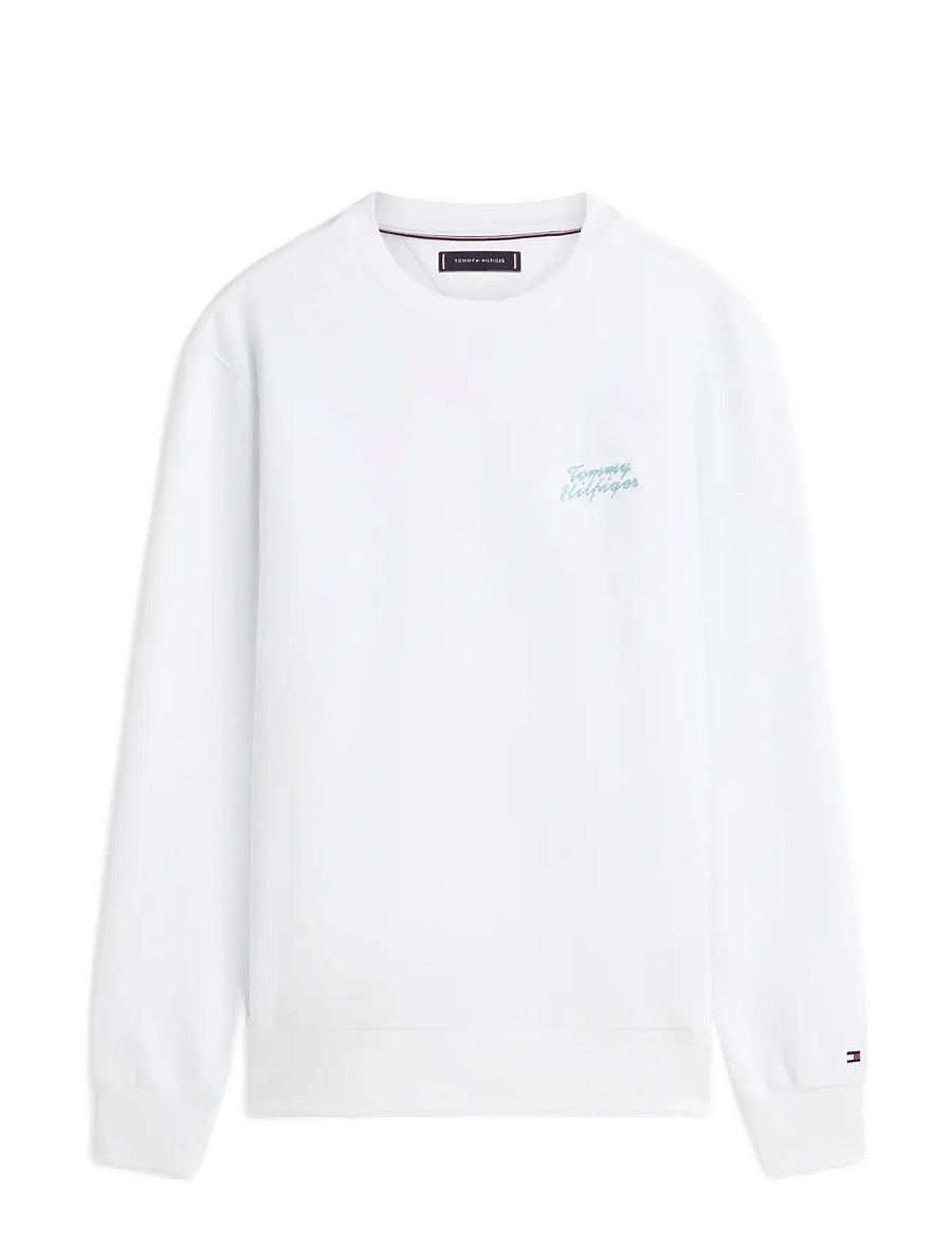 Tommy Hilfiger - PALM PHOTOPRINT SWEATSHIRT - sweatshirts - white - 1