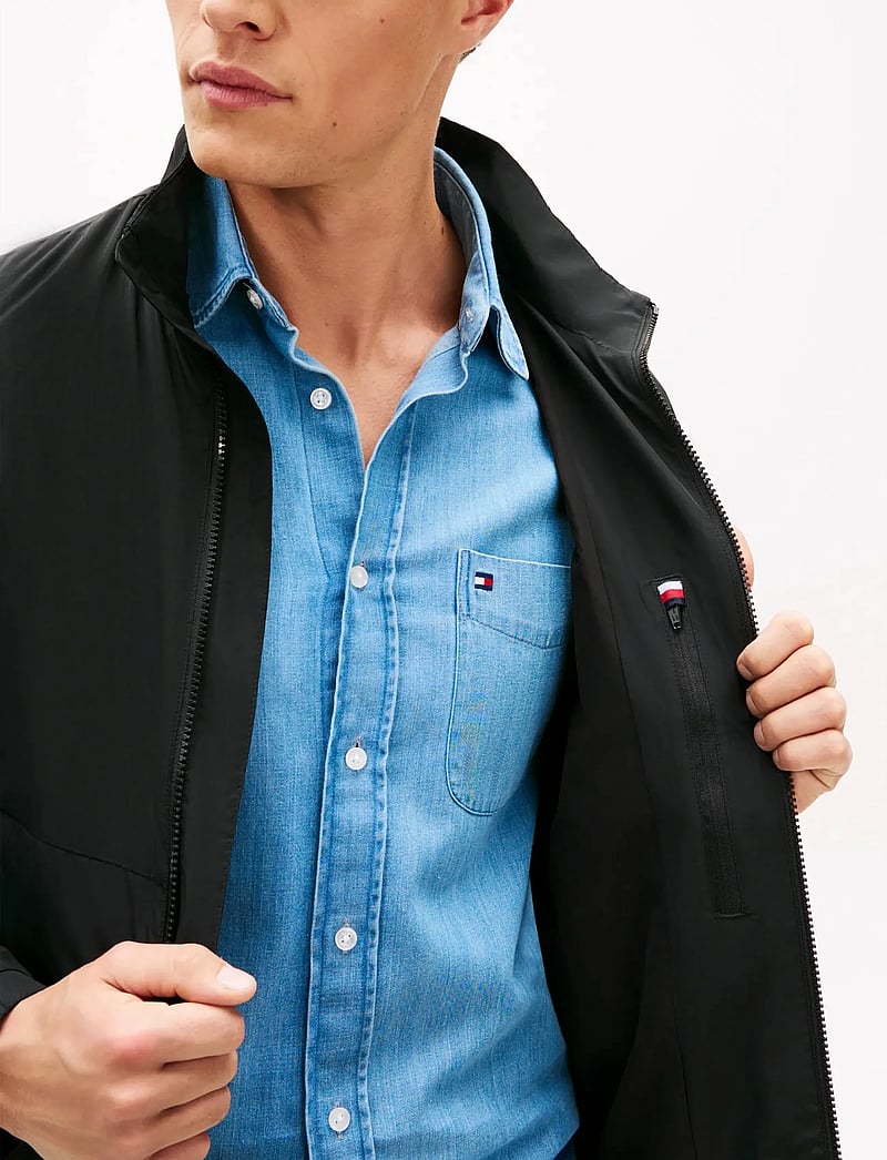 Tommy Hilfiger - BRANDED BLOUSON - spring jackets - black - 4