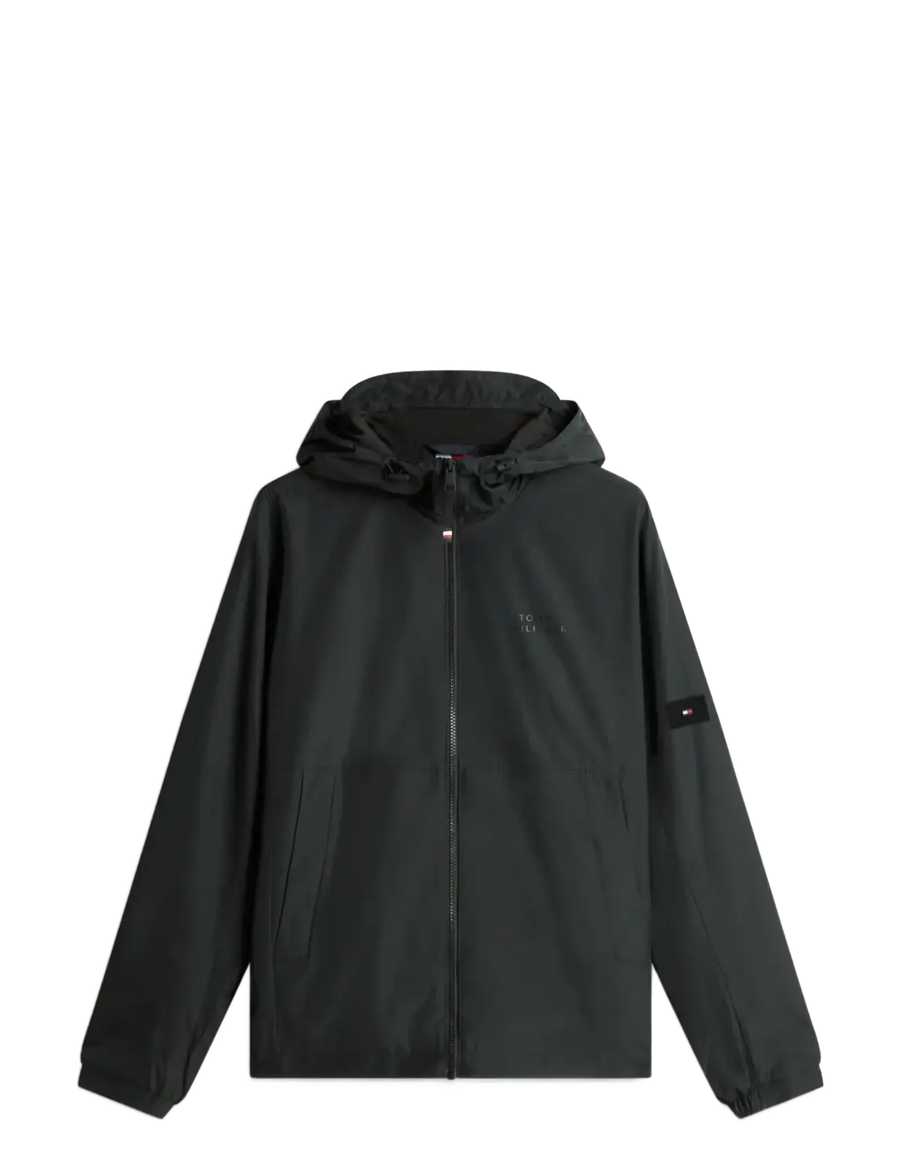 Tommy Hilfiger - BRANDED HOODED JACKET - frühlingsjacken - black - 1