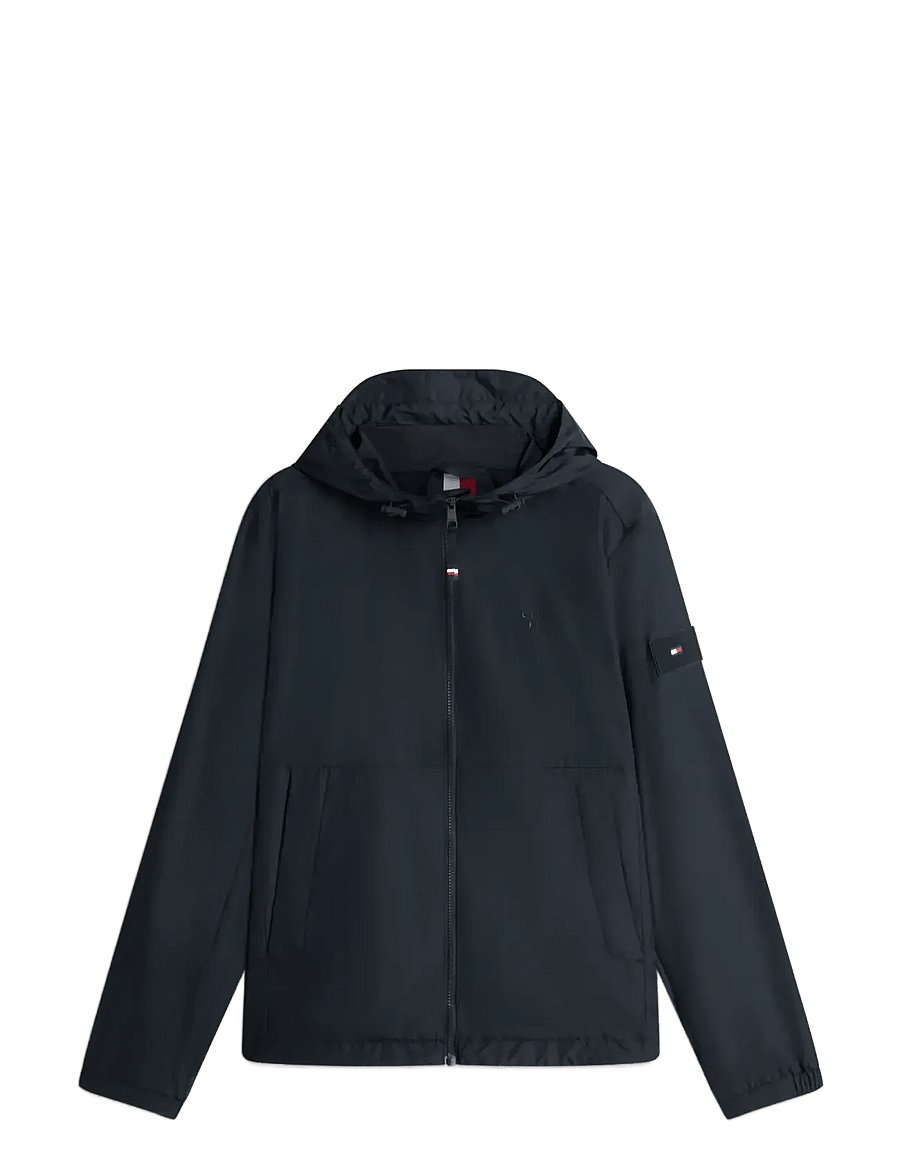 Tommy Hilfiger - BRANDED HOODED JACKET - frühlingsjacken - desert sky - 1