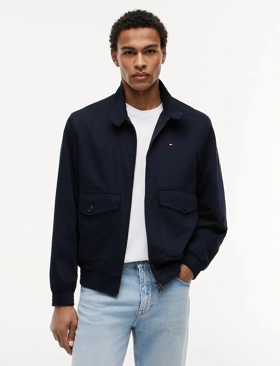 Tommy Hilfiger - COTTON HARRINGTON - Õhukesed jakid - desert sky - 0