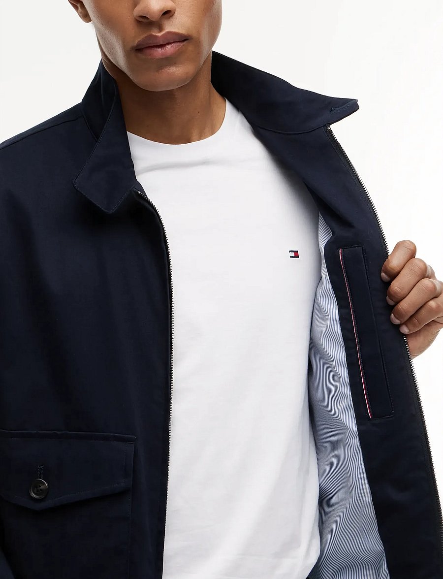 Tommy Hilfiger - COTTON HARRINGTON - Õhukesed jakid - desert sky - 5