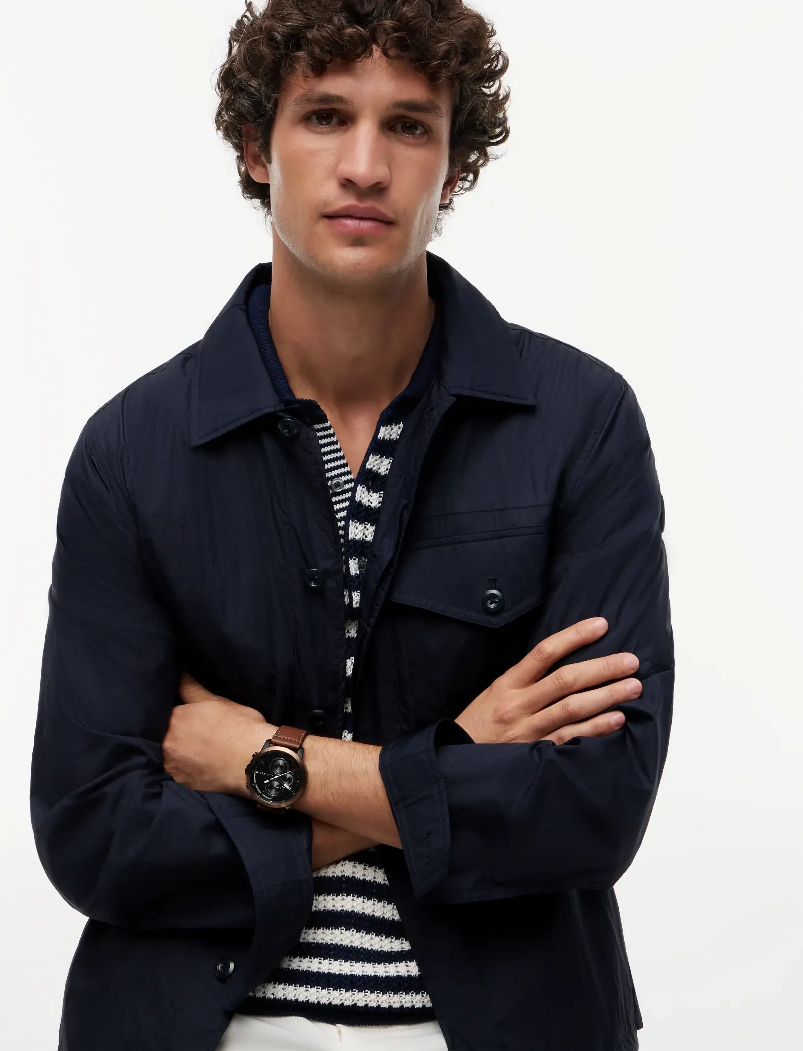 Tommy Hilfiger - EXTRA LW SHIRT JACKET - herbstjacken - desert sky - 5