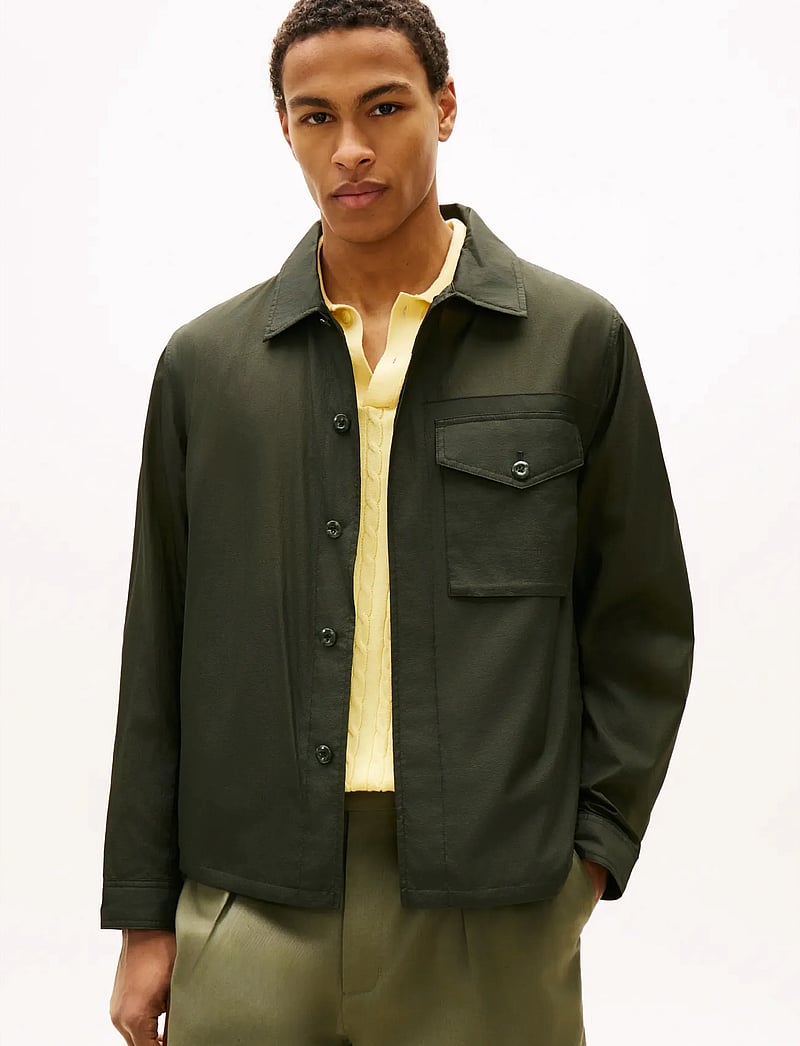 Tommy Hilfiger - EXTRA LW SHIRT JACKET - forårsjakker - eclipse green - 0