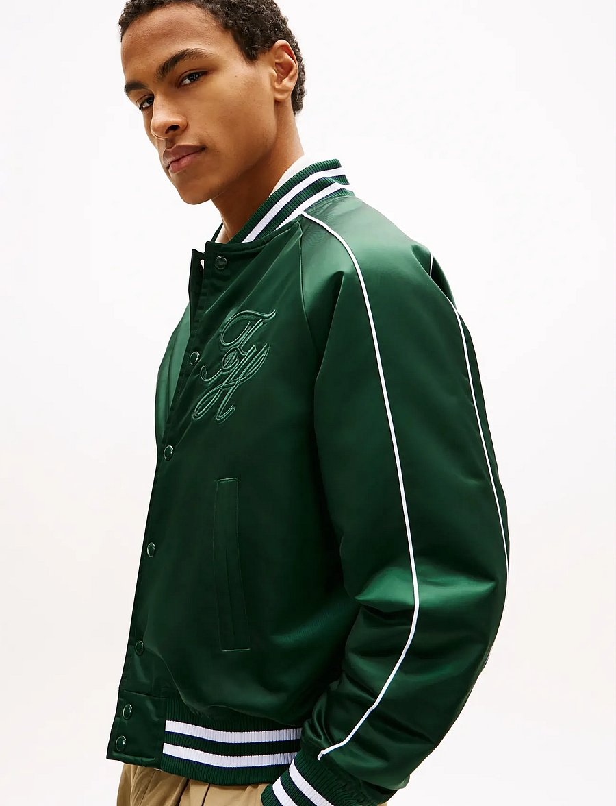 Tommy Hilfiger - NYLON VARSITY - kolledžijakid - nocturnal green - 4