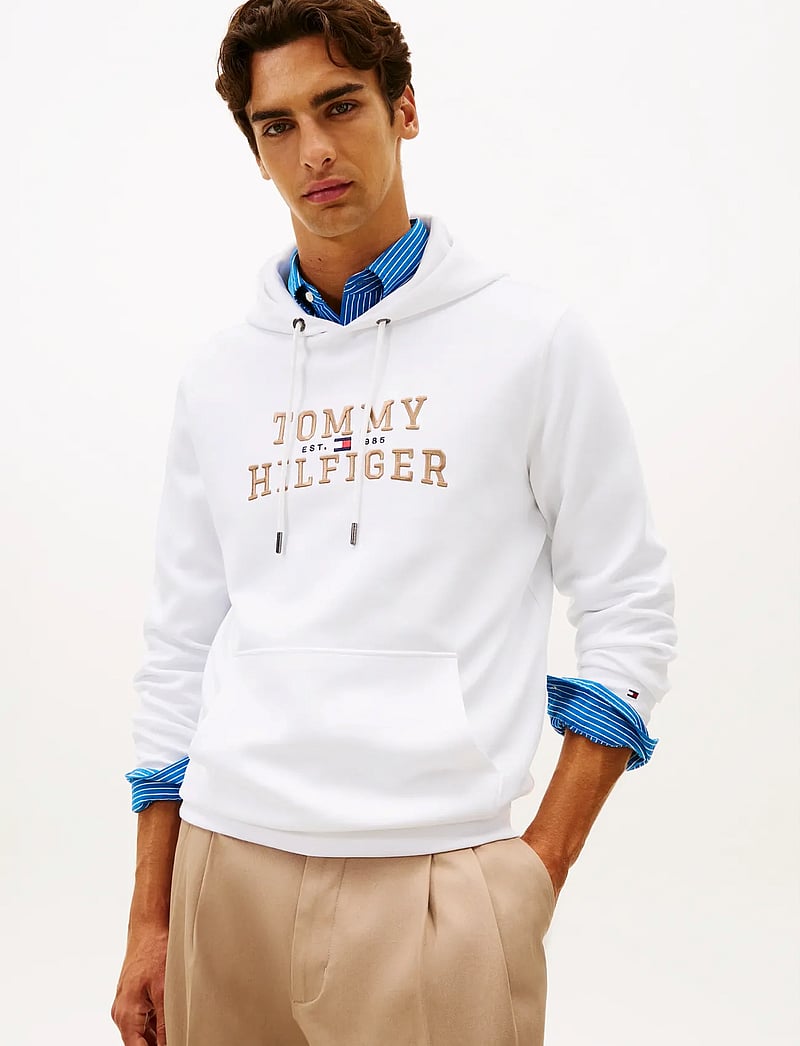 Tommy Hilfiger - ICON INTECHNO HOODY - shoppa efter tillfälle - white - 0