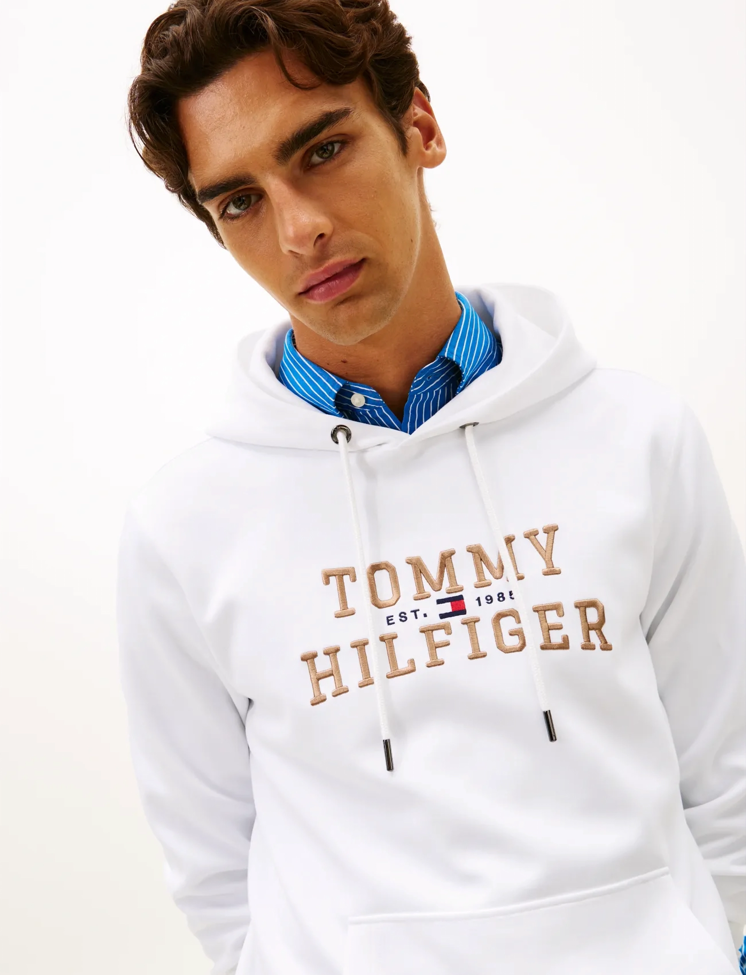 Tommy Hilfiger - ICON INTECHNO HOODY - hettupeysur - white - 4