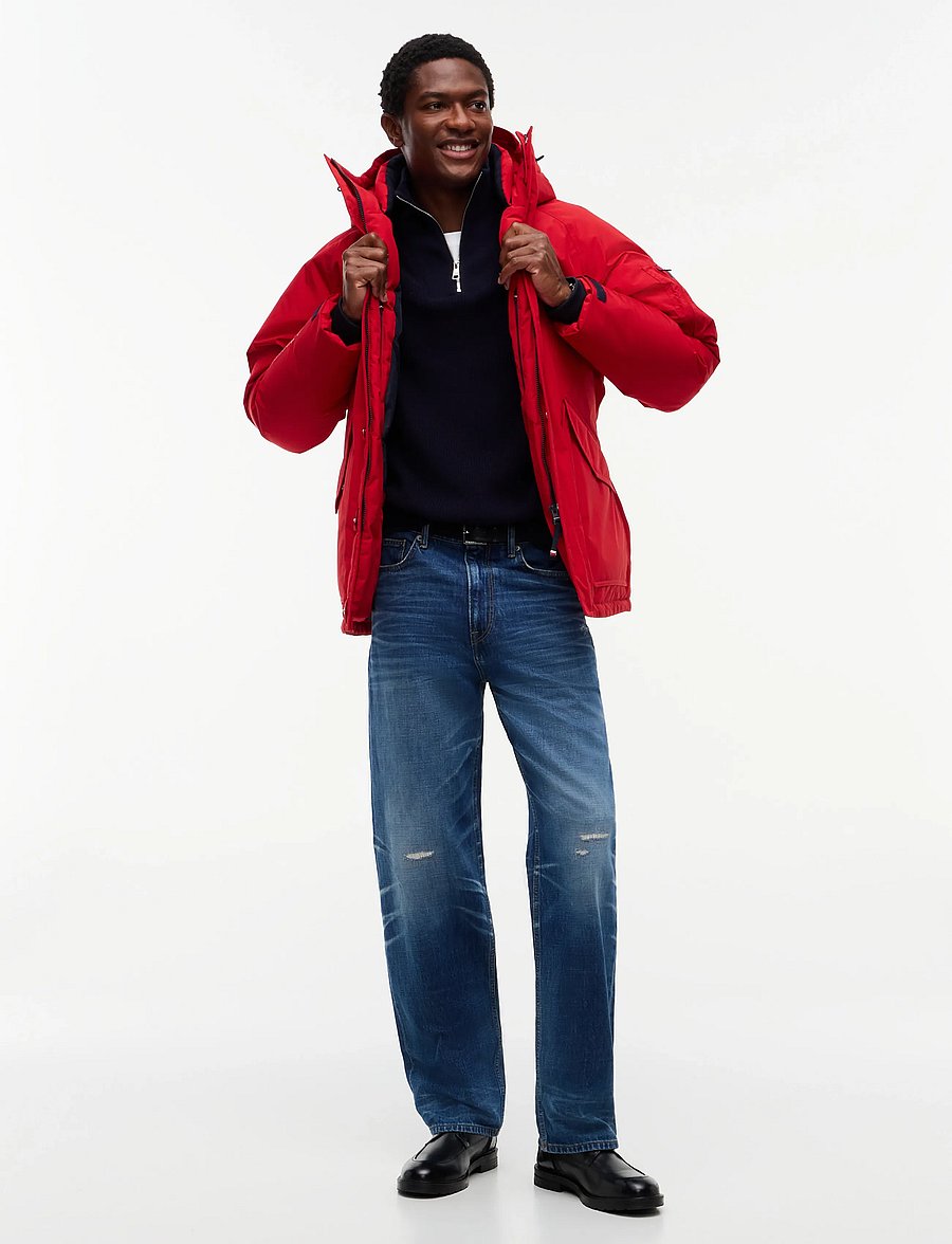 Tommy Hilfiger - FISHERMAN RIB ZIP MOCK - pullover mit halbem reißverschluss - navy blue - 4