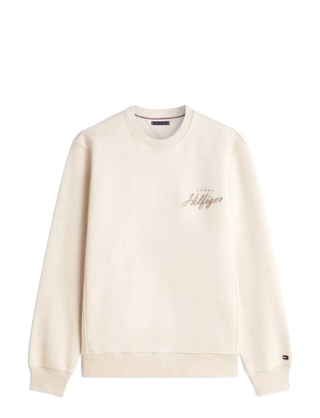 Tommy Hilfiger MODERN ATHLEISURE REG SWEATSHIRT - Mænd - HEATHERED OATMILK / cream