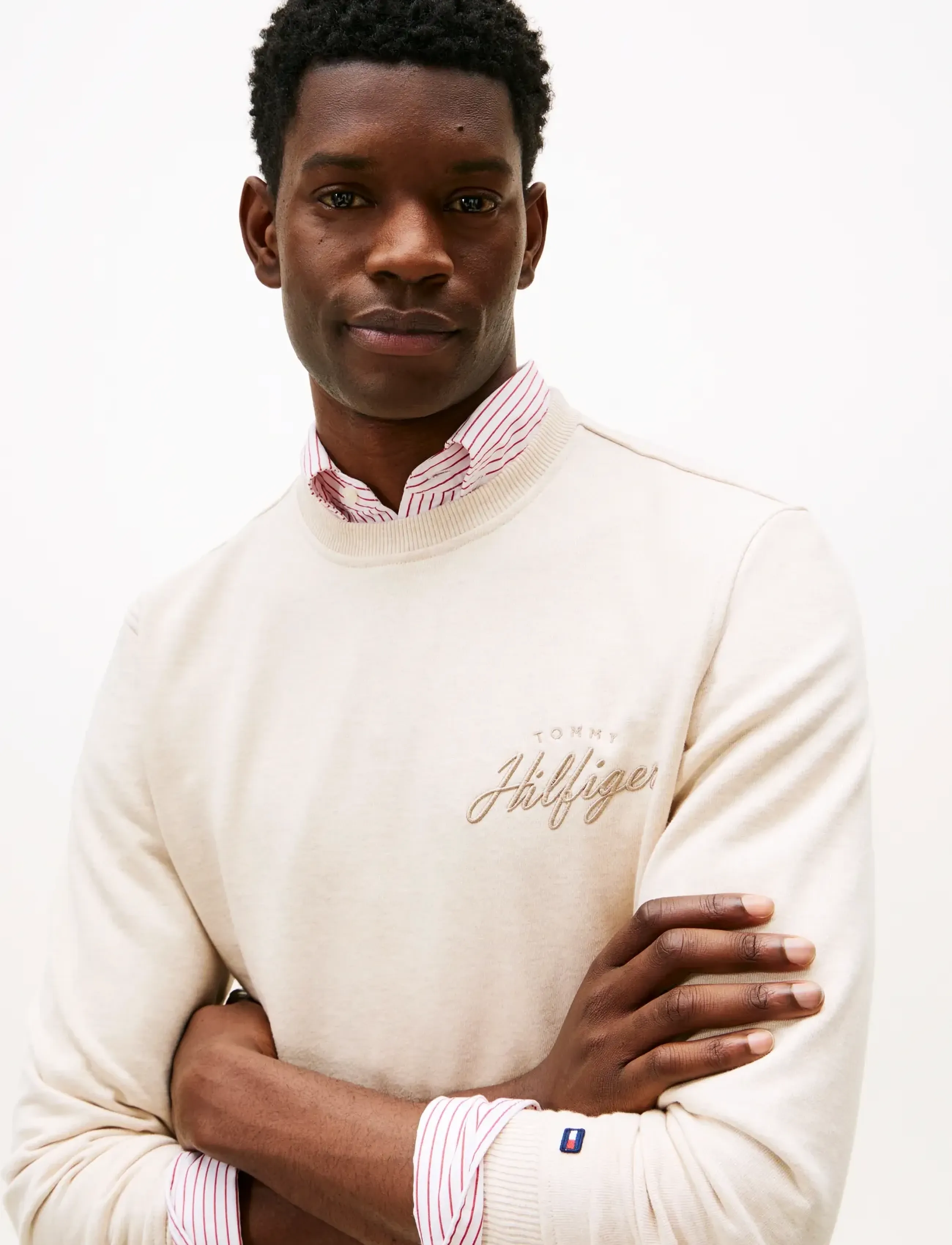 Tommy Hilfiger - MODERN ATHLEISURE REG SWEATSHIRT - osta olukorra järgi - heathered oatmilk - 4
