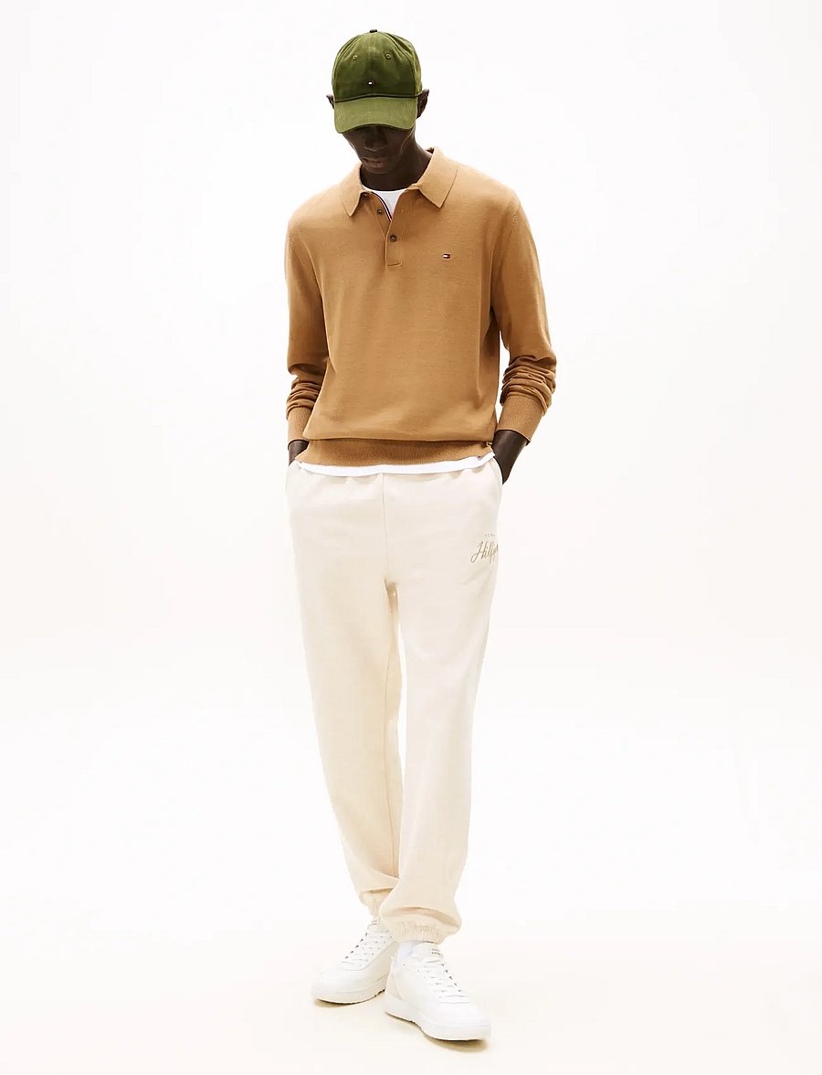 Tommy Hilfiger - MODERN ATH GRAPHIC SWEATPANTS - nach anlass kaufen - heathered oatmilk - 3