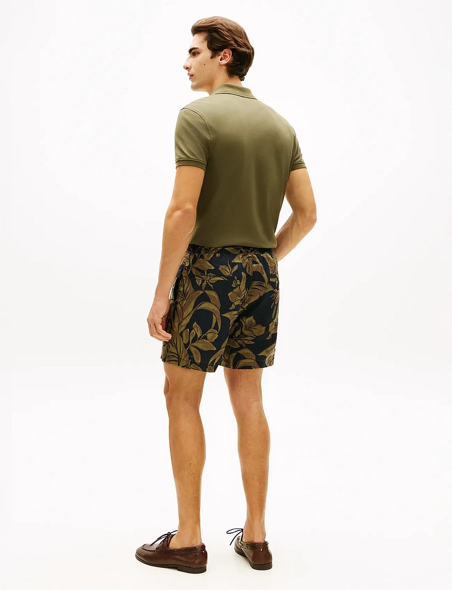 Tommy Hilfiger - DOVER 6 PO LINEN FLORAL AOP 2/2 - lina šorti - dark night navy allover - 2