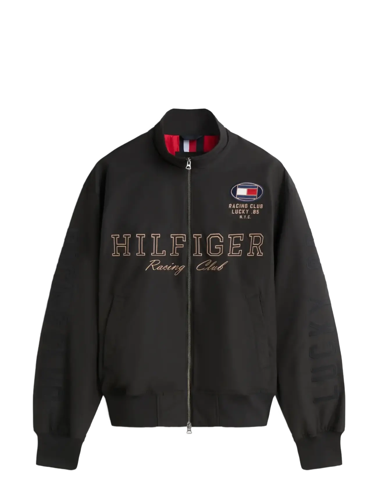 Tommy Hilfiger RACING JACKET - Light Jackets - BLACK / black