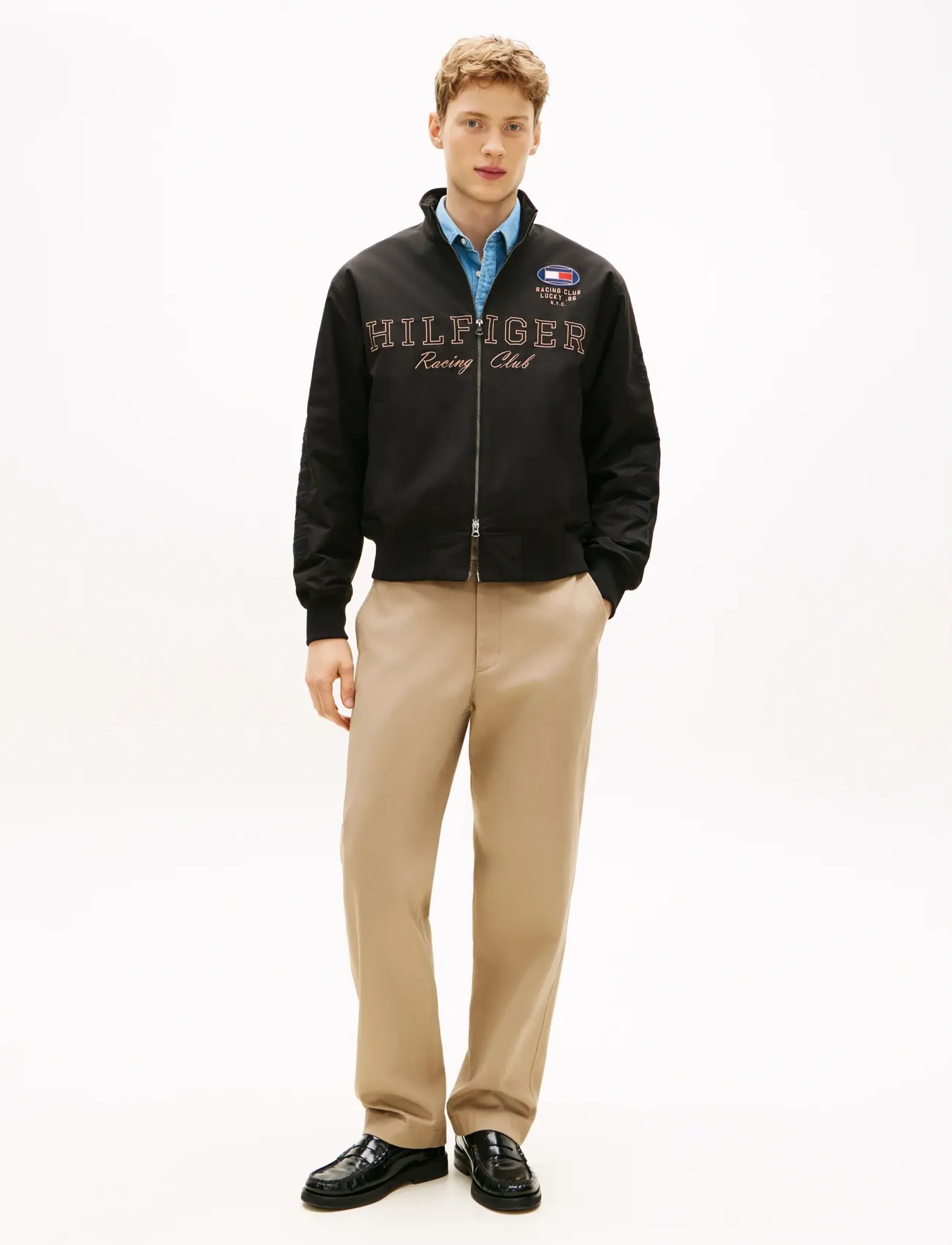 Tommy Hilfiger - RACING JACKET - frühlingsjacken - black - 2