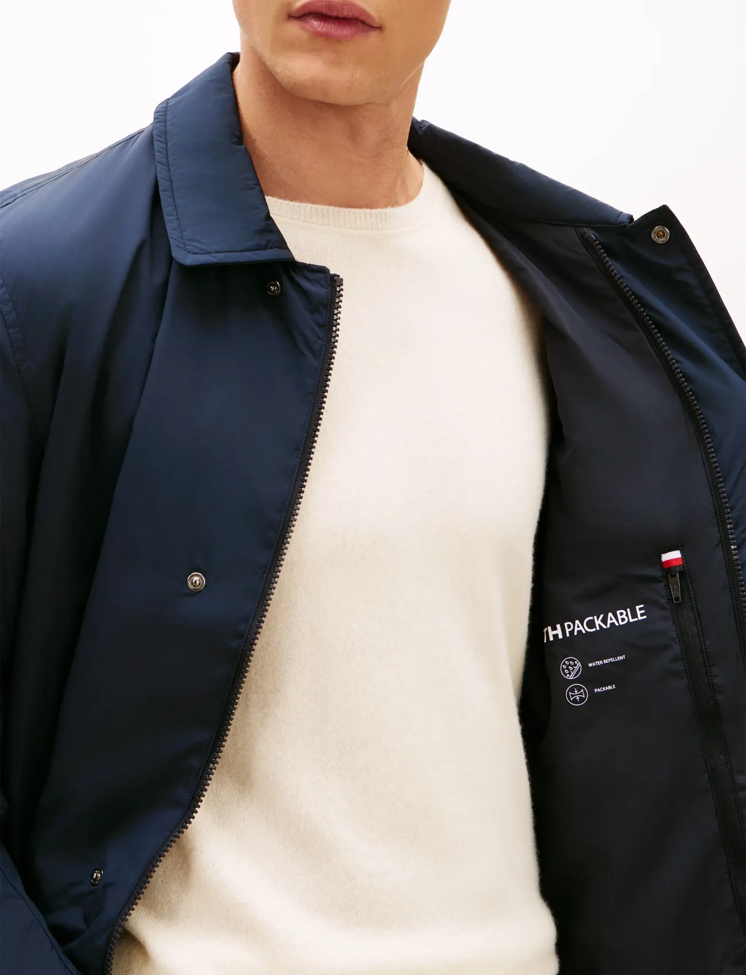 Tommy Hilfiger - LW PACKABLE CARCOAT - mäntel - desert sky - 4