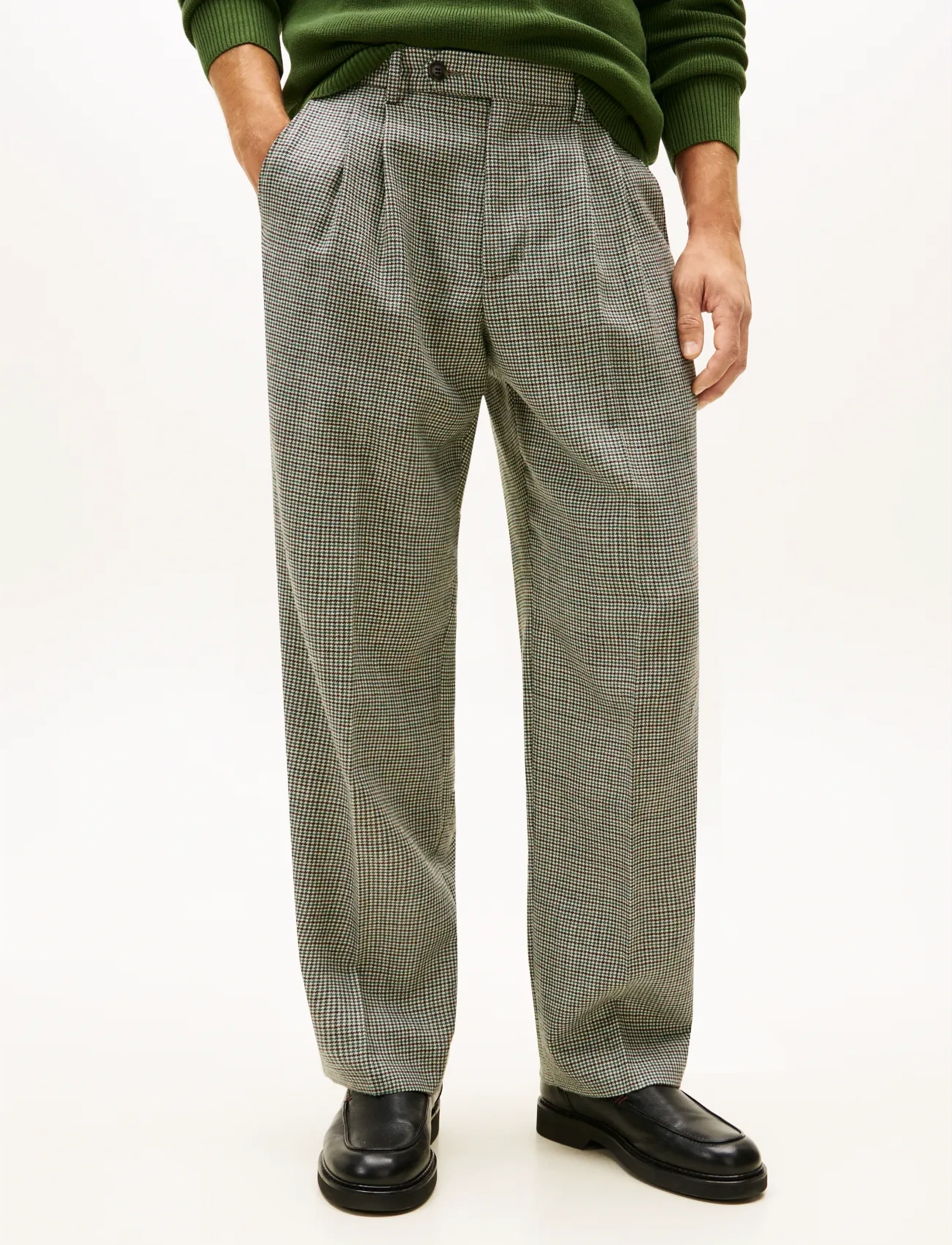 Tommy Hilfiger Dc Check Pants, 34 x 32, Trousers, Mehrfarbig/gemustert - Formal, Männerswear