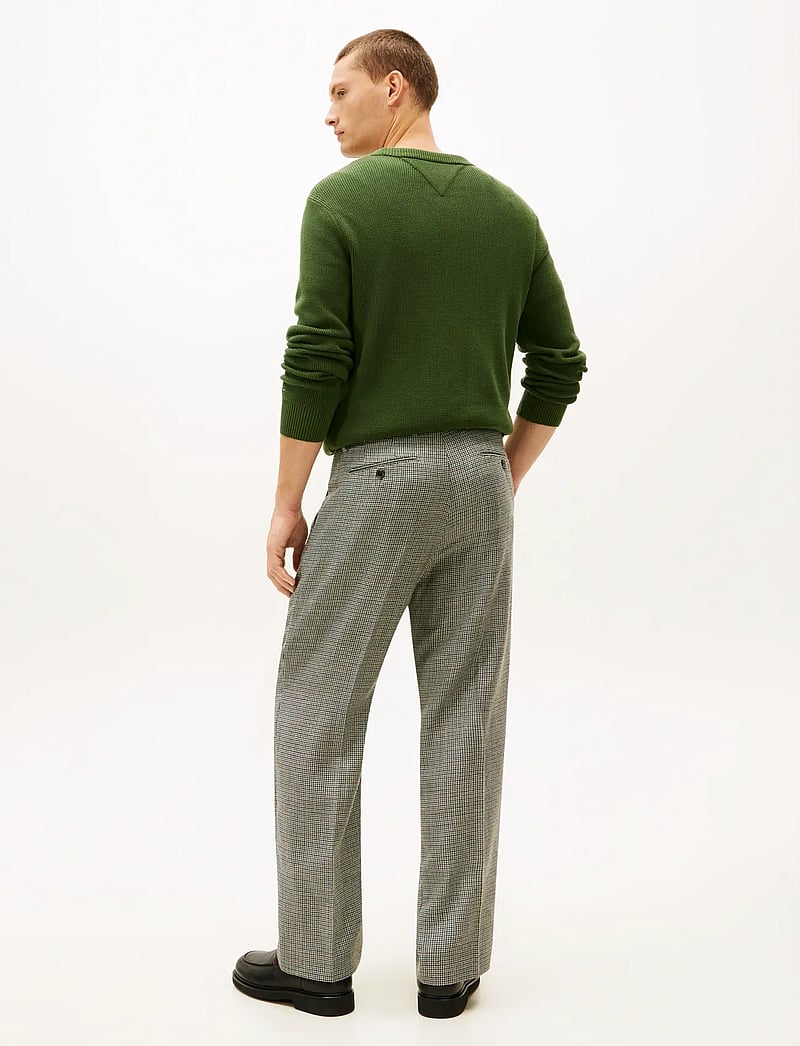 Tommy Hilfiger - DC CHECK PANTS - formell - darkened emerald - 2