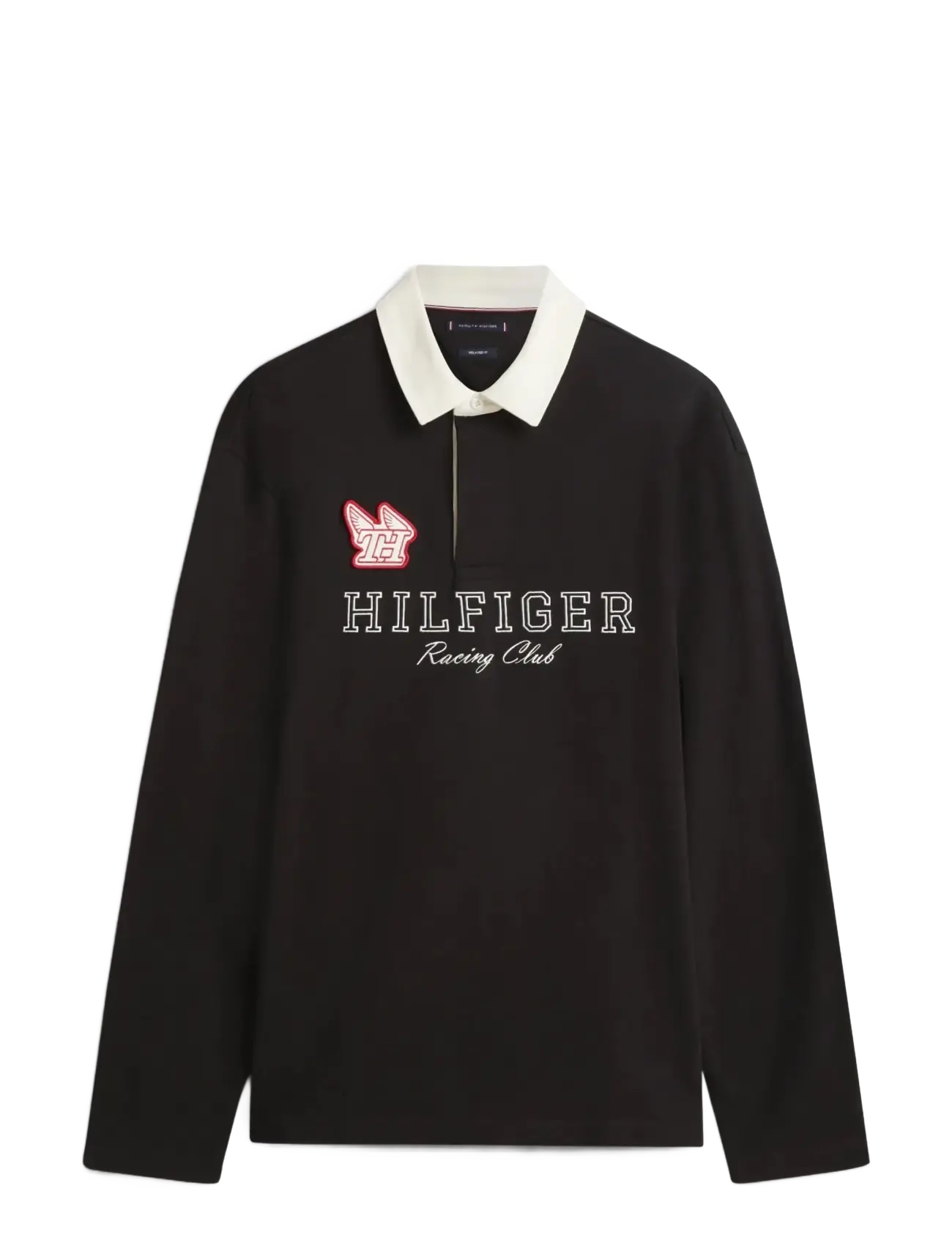 TOMMY HILFIGER Ls Athleisure Rugby Polo Schwarz - M - Herren
