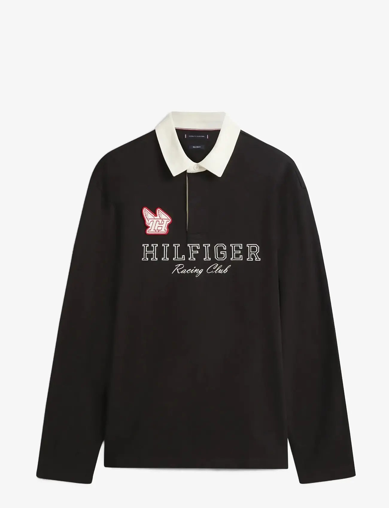 Tommy Hilfiger - LS ATHLEISURE RUGBY POLO - pikkade varrukatega polod - black - 1
