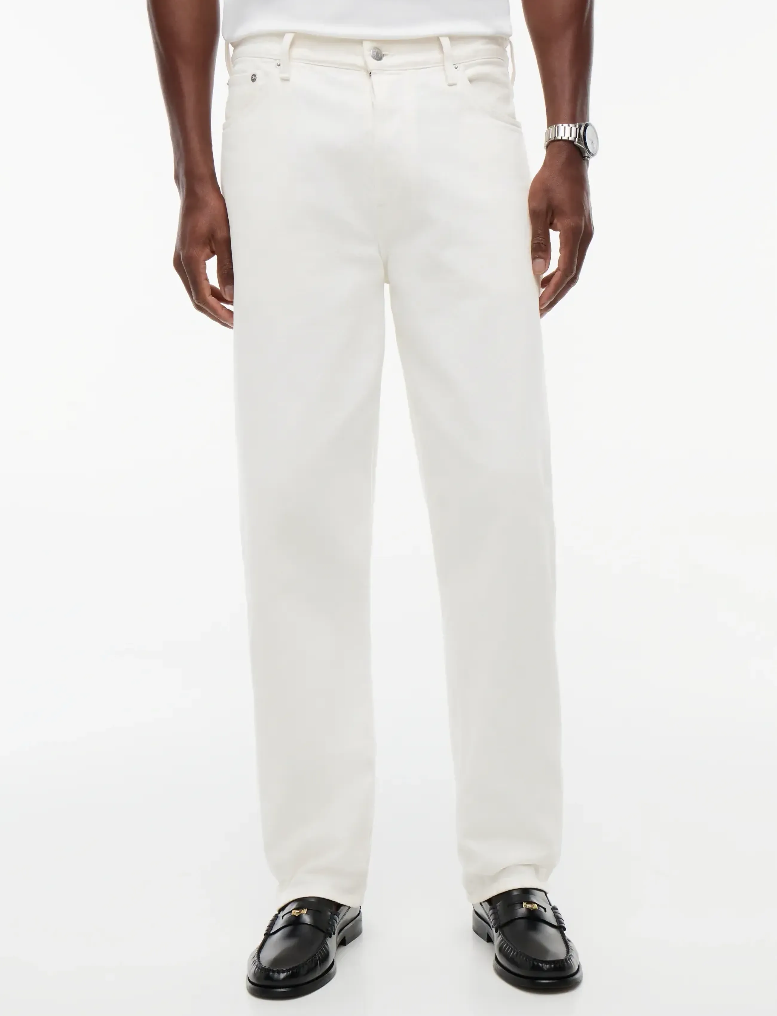 Tommy Hilfiger Loose Grand Gmd, 36 x 32, White, Jeans > Afslappede, Herre