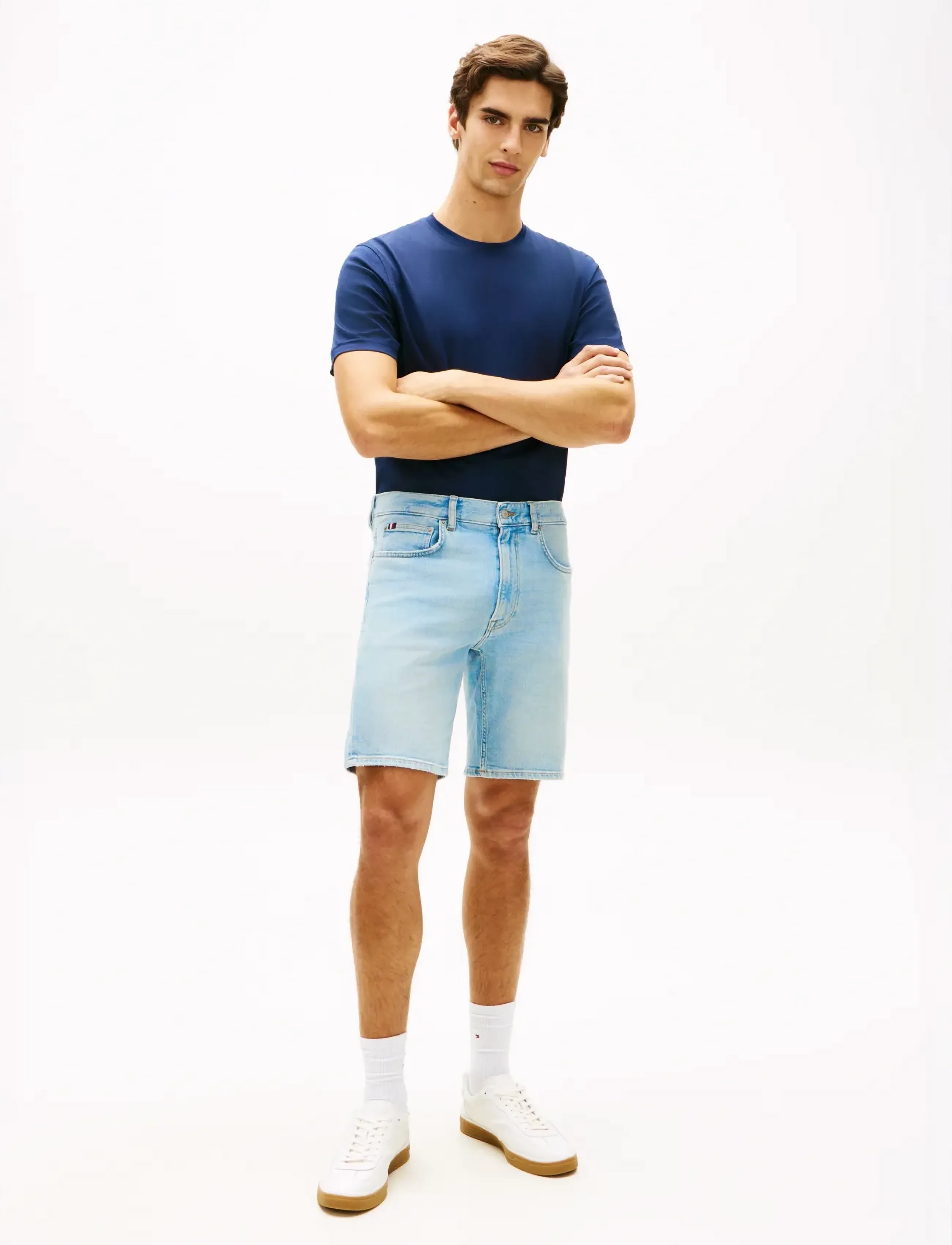 Tommy Hilfiger - DENTON SHORT HERON BLUE - jeans shorts - heron blue - 3