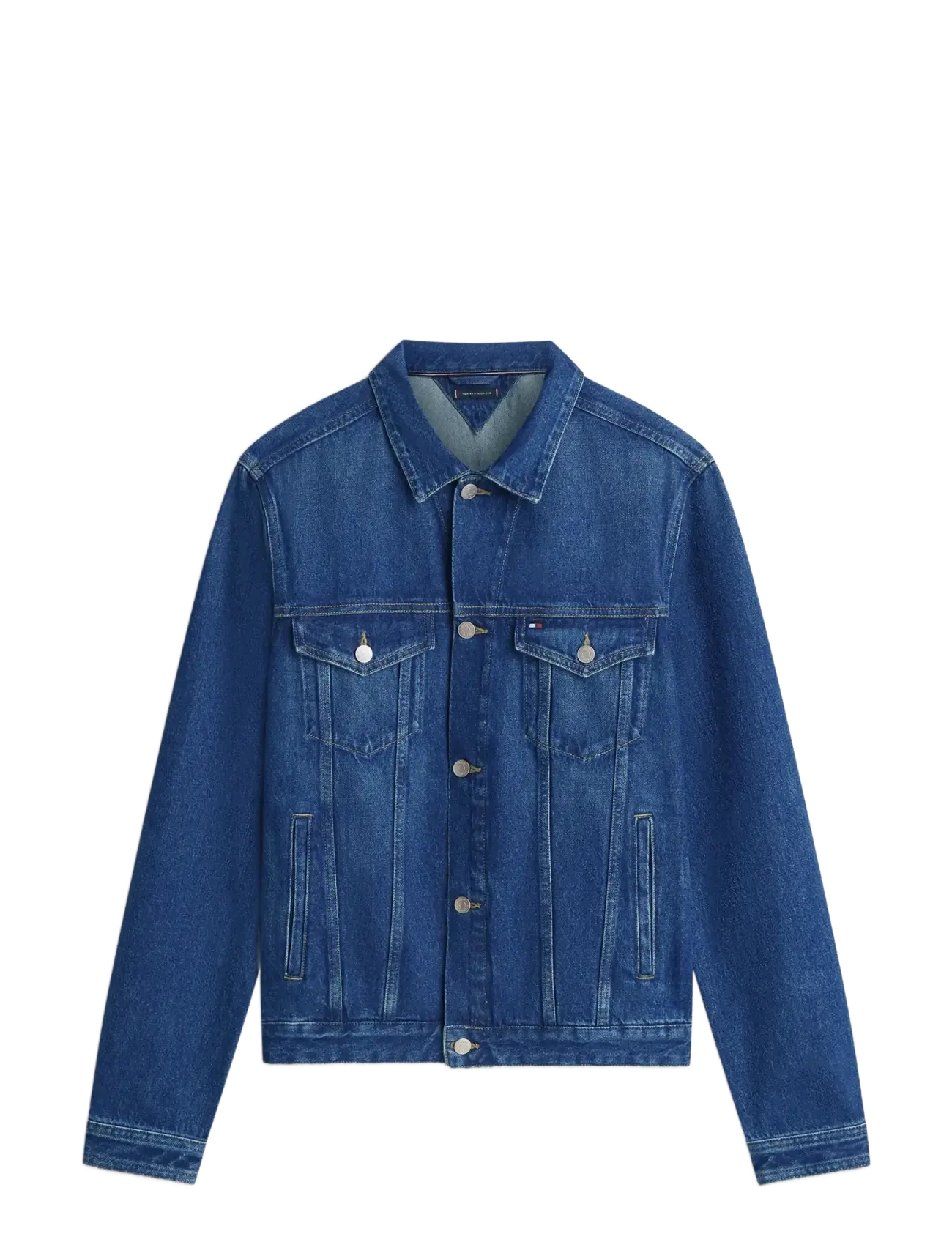 Tommy Hilfiger - REGULAR TRUCKER JKT IKE BLUE - ungefütterte denimjacken - ike blue - 1